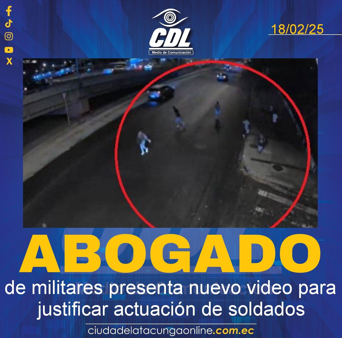 Caso Las Malvinas | Abogado de militares presenta nuevo video para justificar actuación de soldados