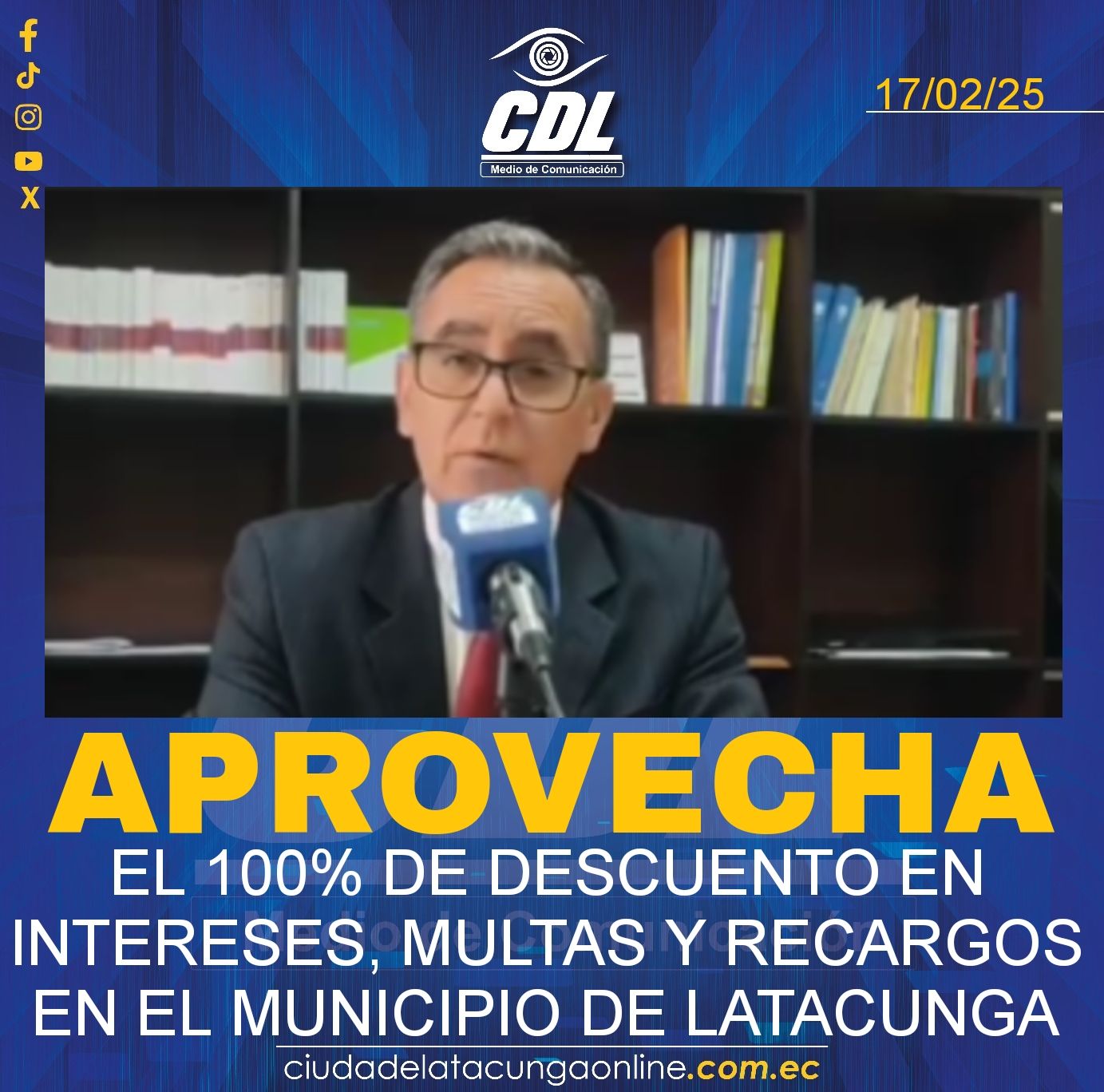 APROVECHA EL 100% DE DESCUENTO EN INTERESES, MULTAS Y RECARGOS