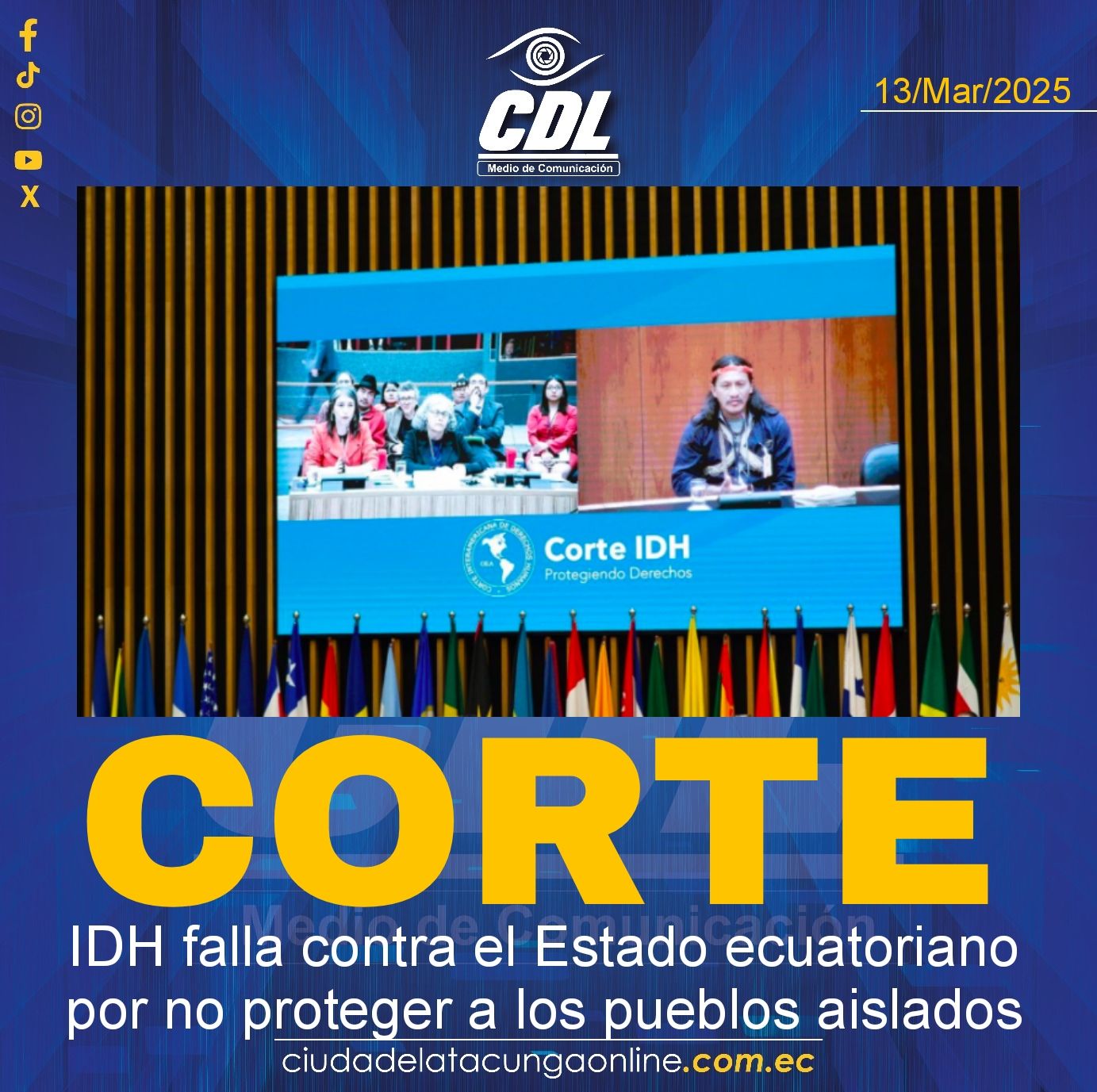 Corte IDH falla contra el Estado ecuatoriano por no proteger a los pueblos aislados
