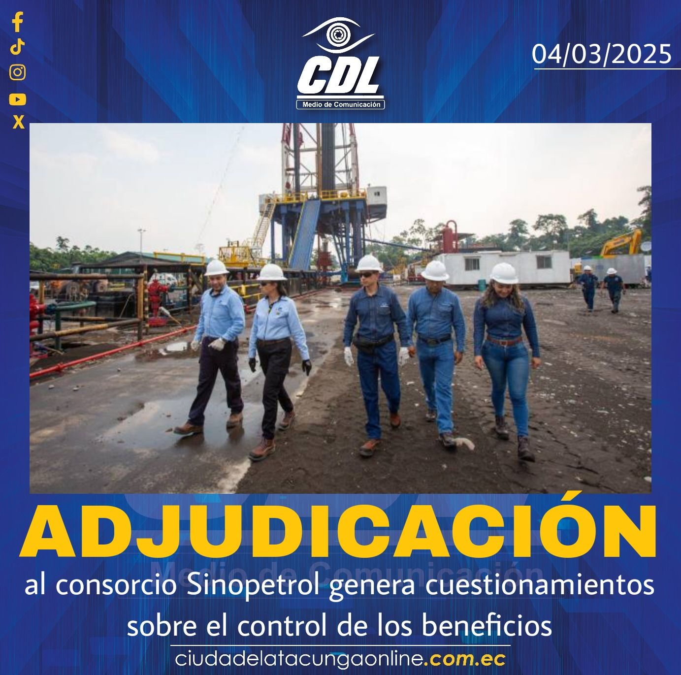 Campo Sacha: Adjudicación al consorcio Sinopetrol genera cuestionamientos sobre el control de los beneficios