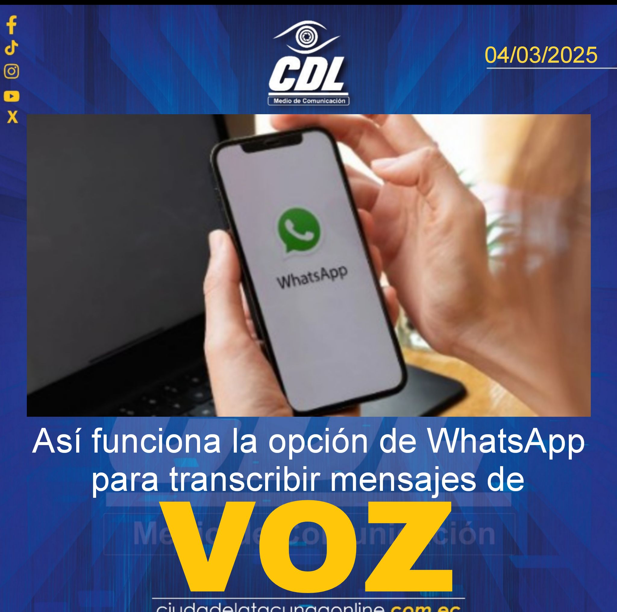 Así funciona la opción de WhatsApp para transcribir mensajes de voz