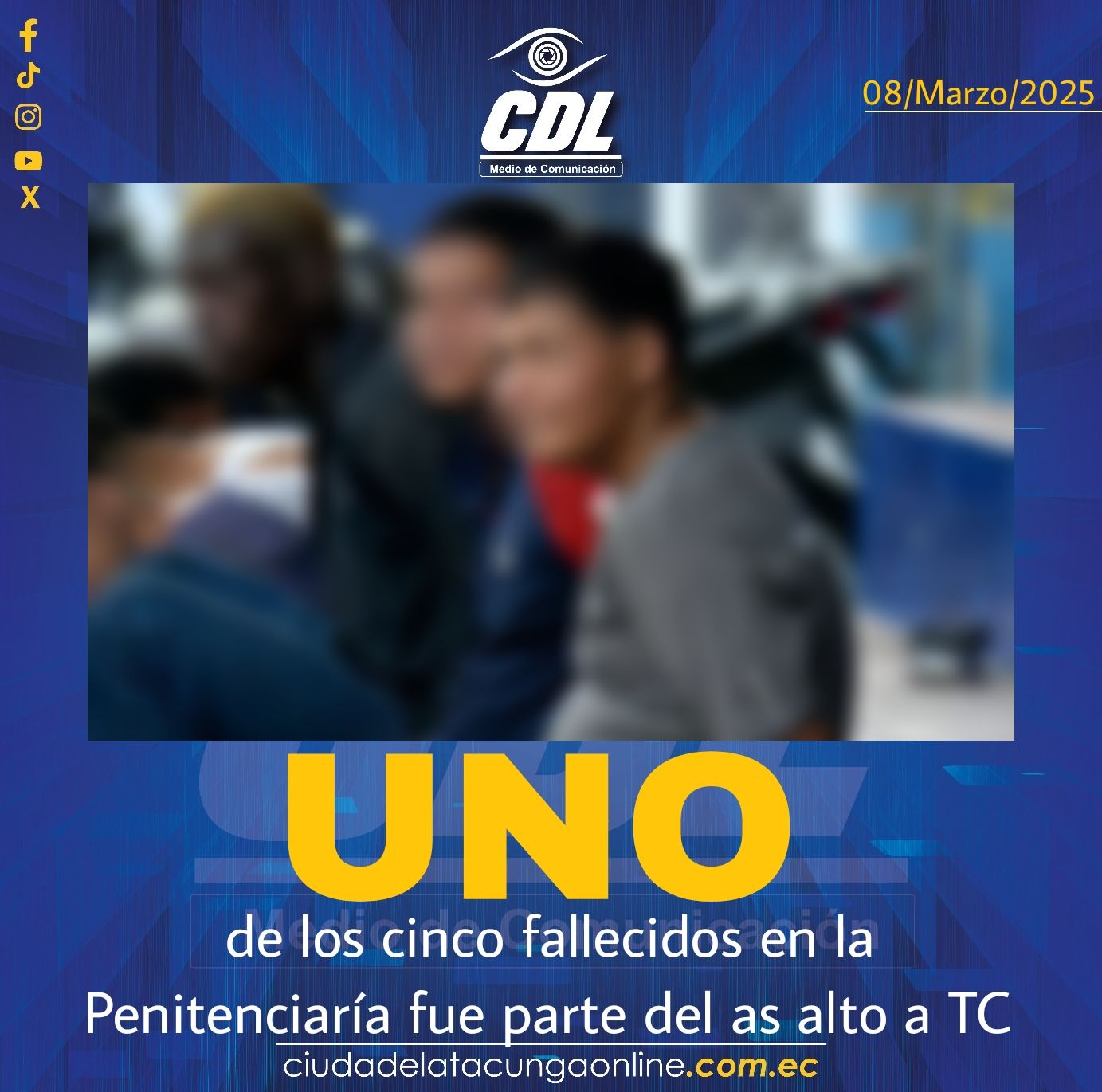 Uno de los cinco fallecidos en la Penitenciaría fue parte del as alto a TC Televisión