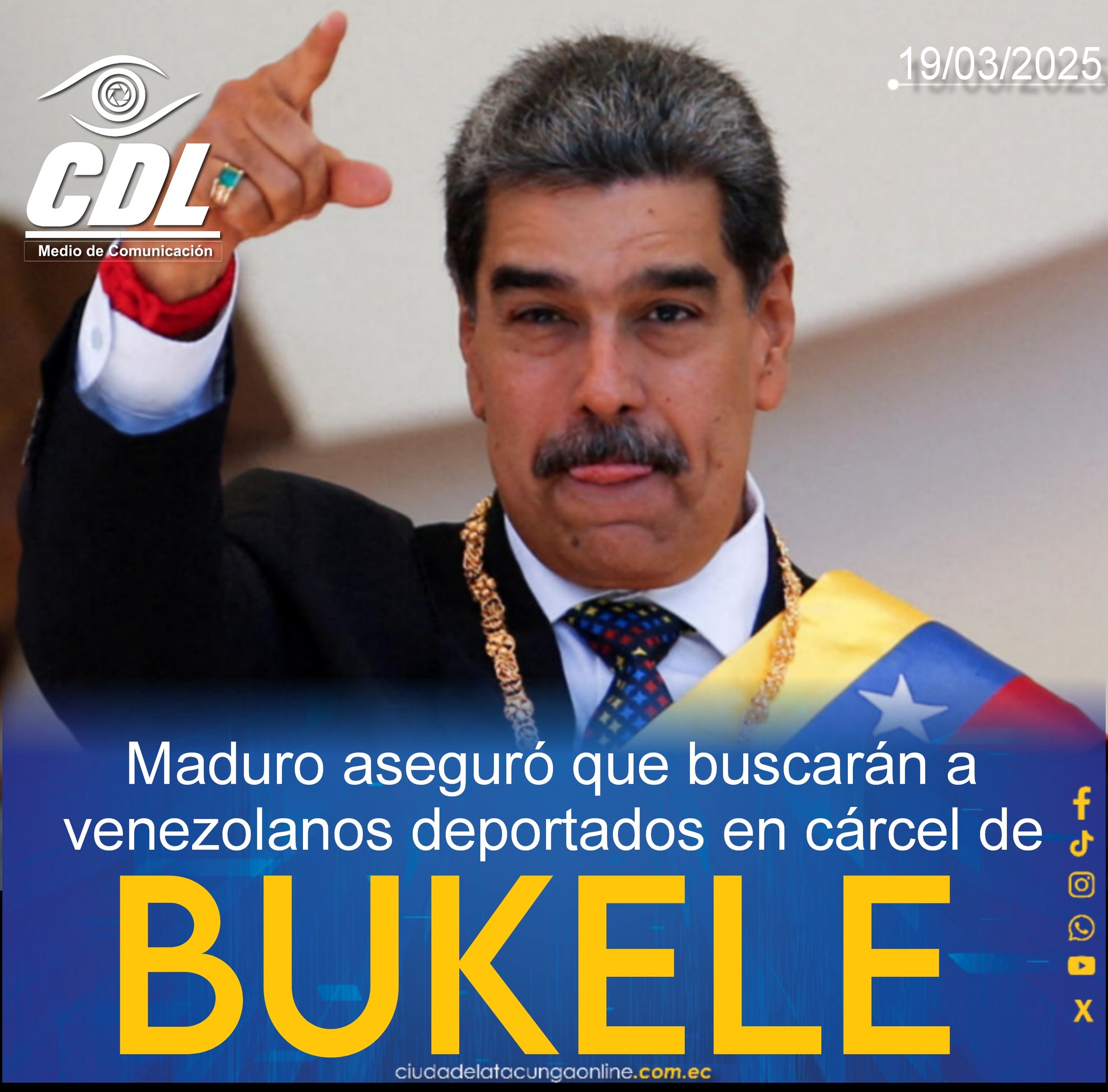 “Los vamos a rescatar”, Maduro aseguró que buscarán a venezolanos deportados en cárcel de Bukele