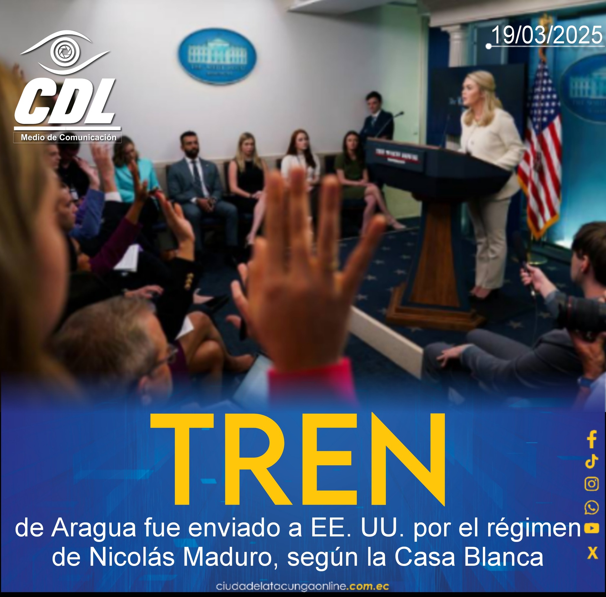 El Tren de Aragua fue enviado a EE. UU. por el régimen de Nicolás Maduro, según la Casa Blanca
