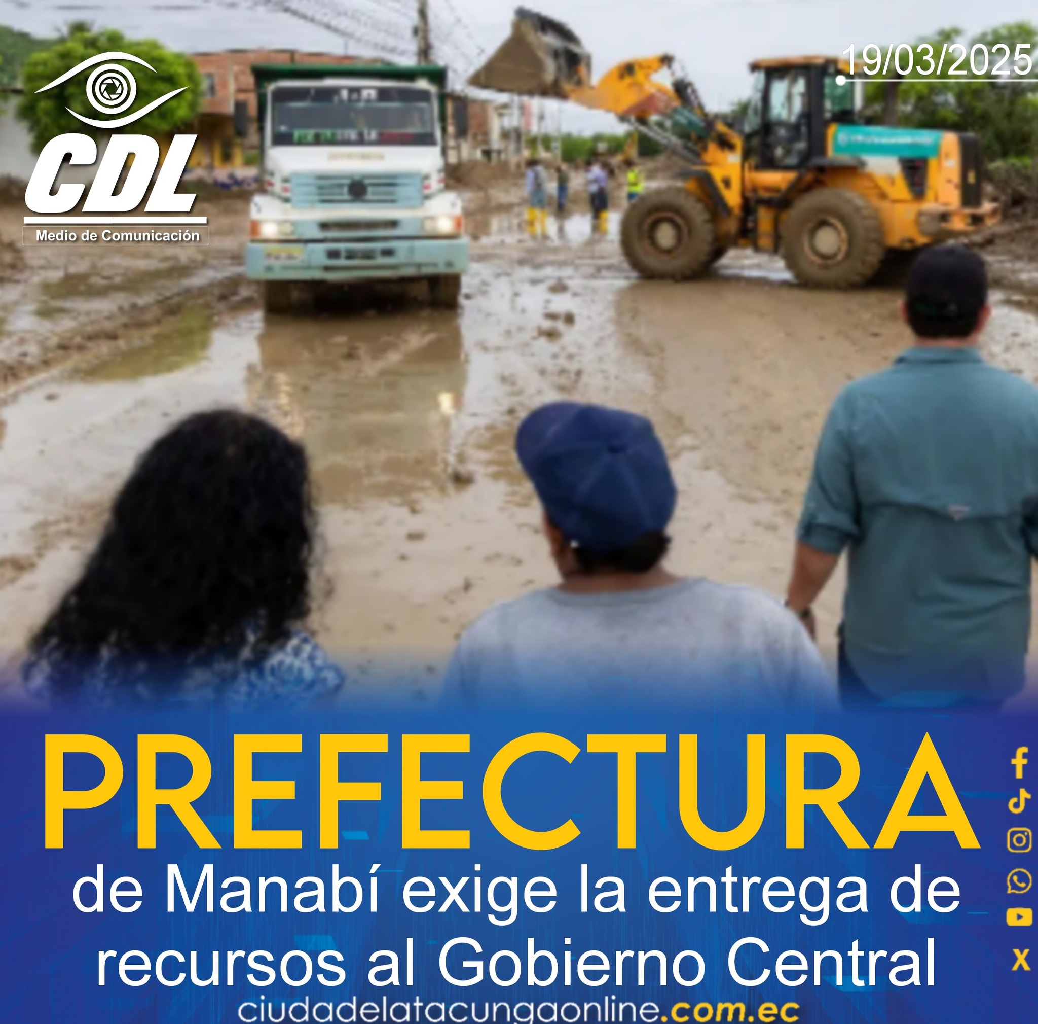 Prefectura de Manabí exige la entrega de recursos al Gobierno Central