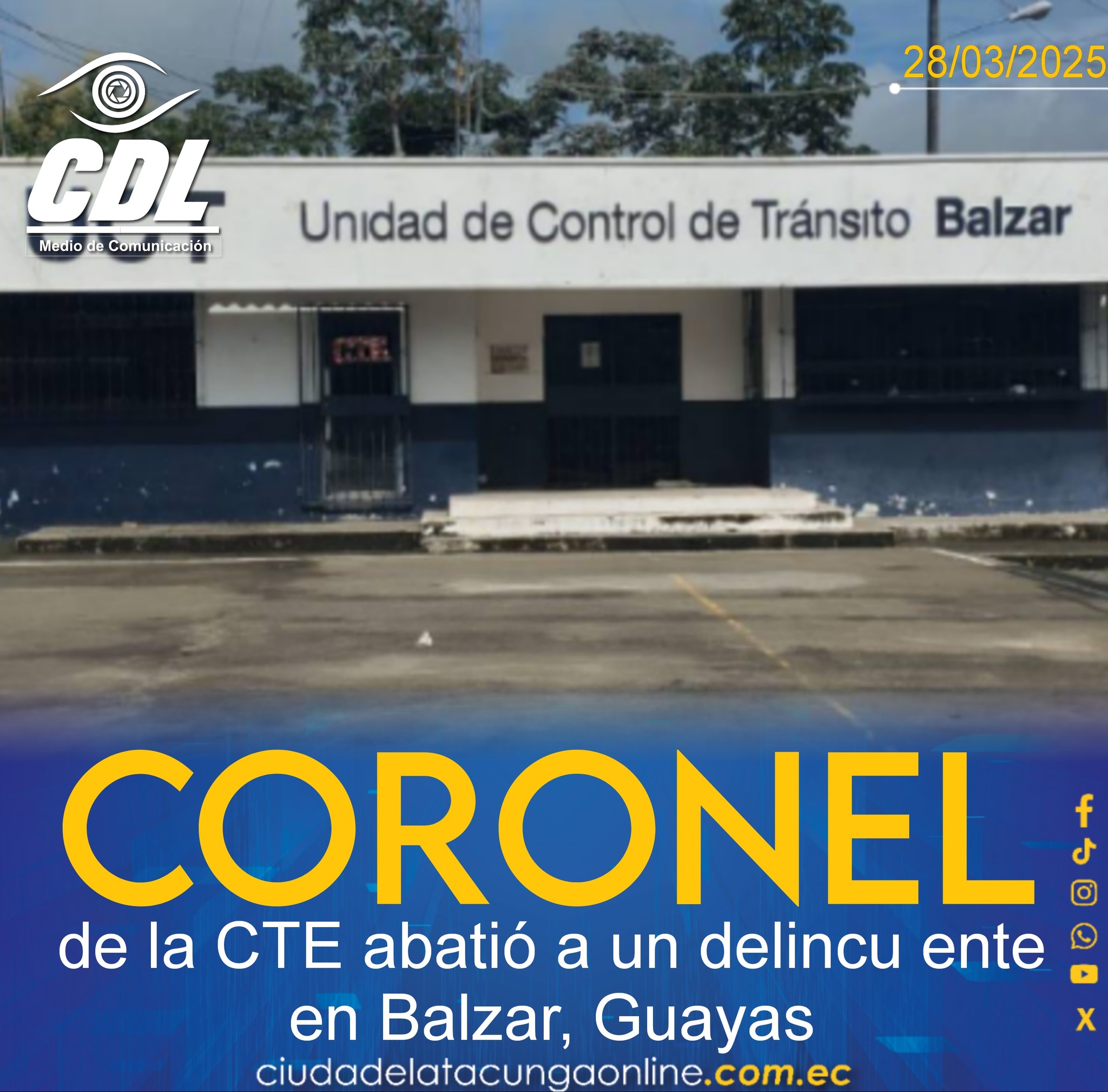 Sismo en la costa de Ecuador este viernes 28 de marzo del 2025