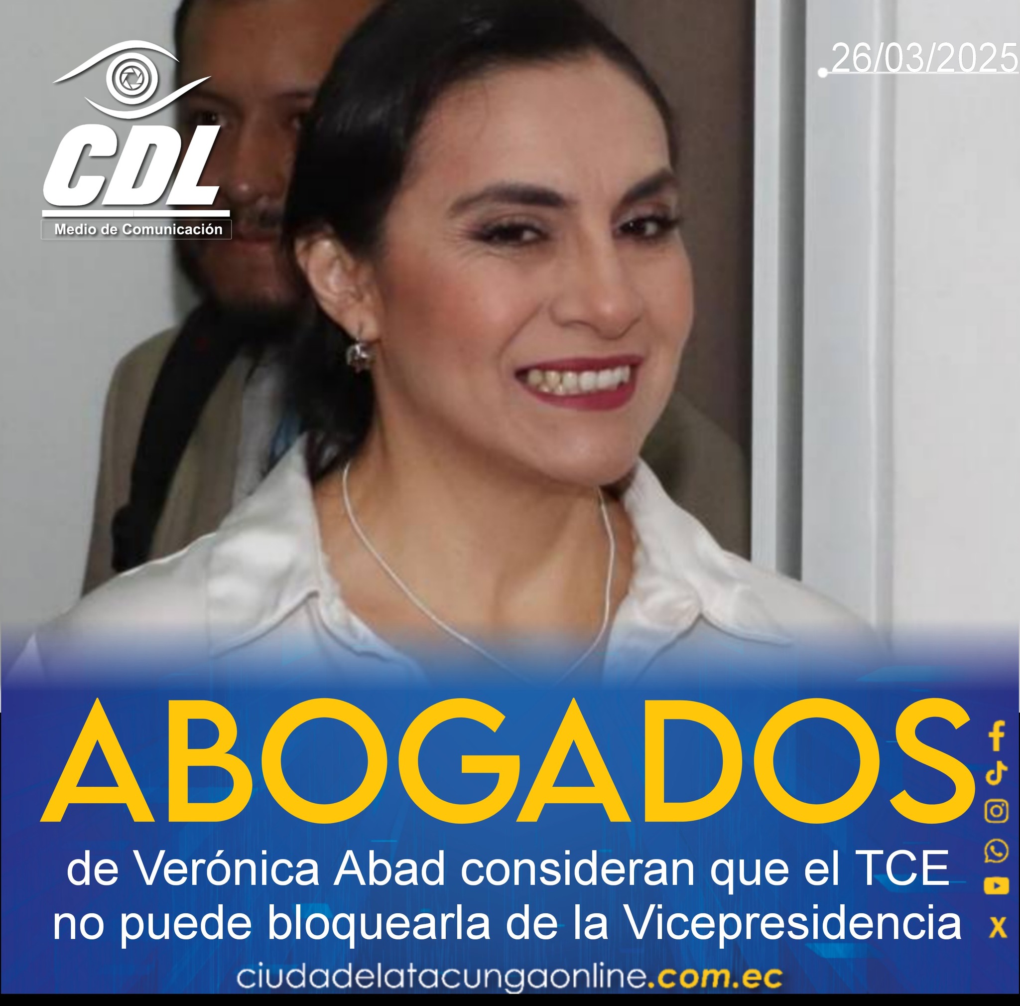 Los abogados de Verónica Abad consideran que el TCE no puede bloquearla de la Vicepresidencia
