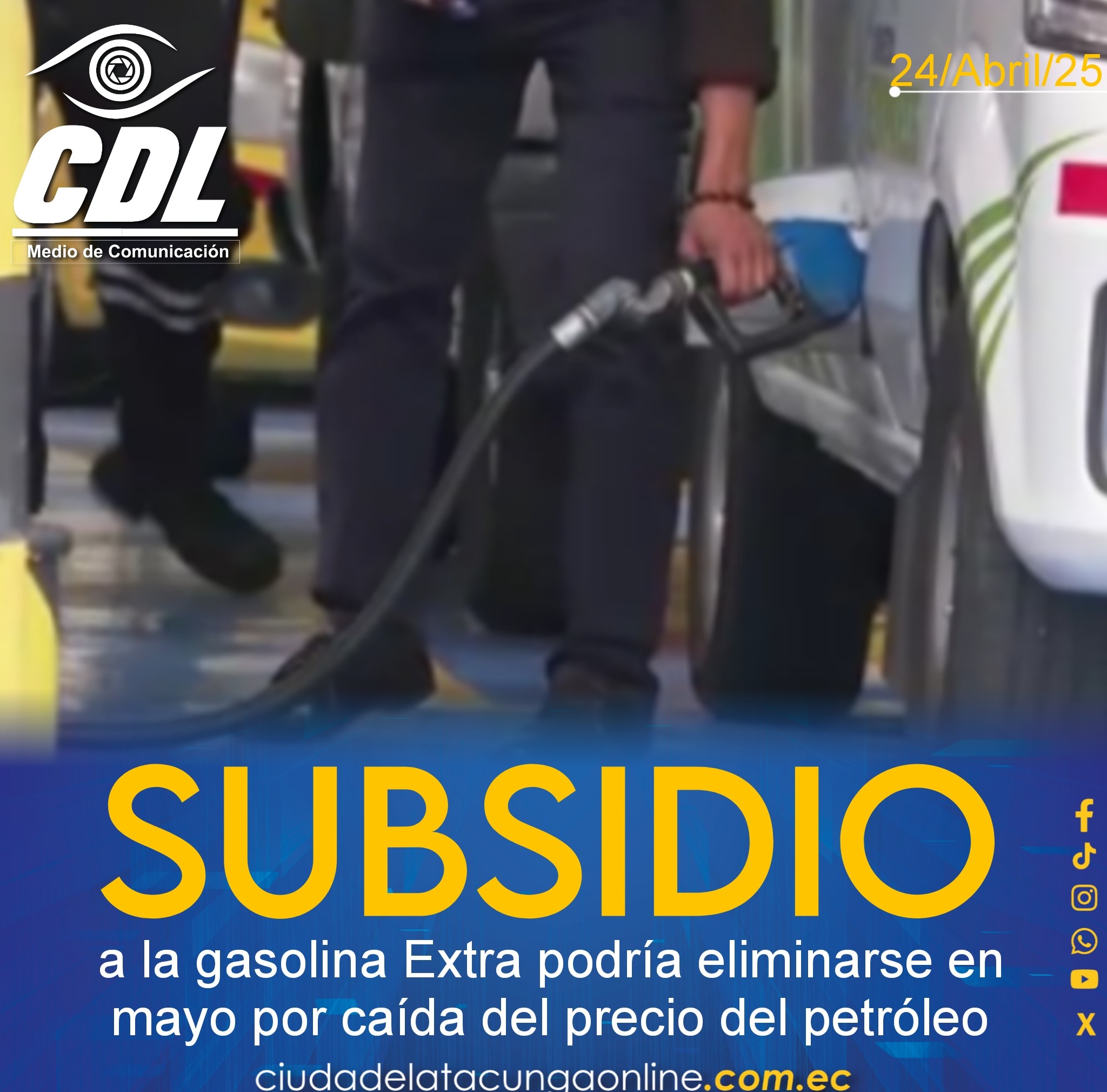 El subsidio a la gasolina Extra podría eliminarse en mayo por caída del precio del petróleo