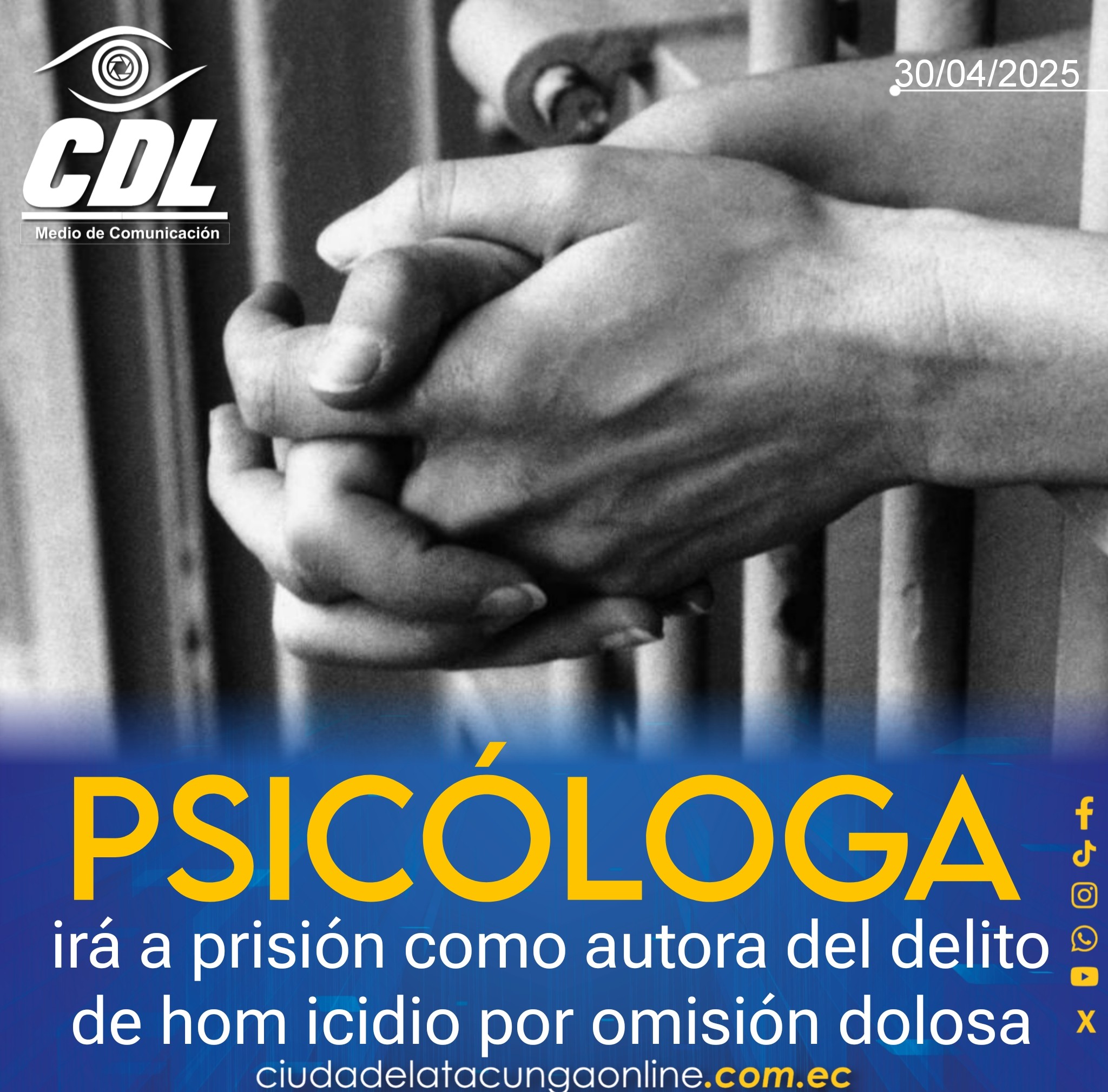 Una psicóloga irá 6 años a prisión como autora del delito de hom icidio por omisión dolosa