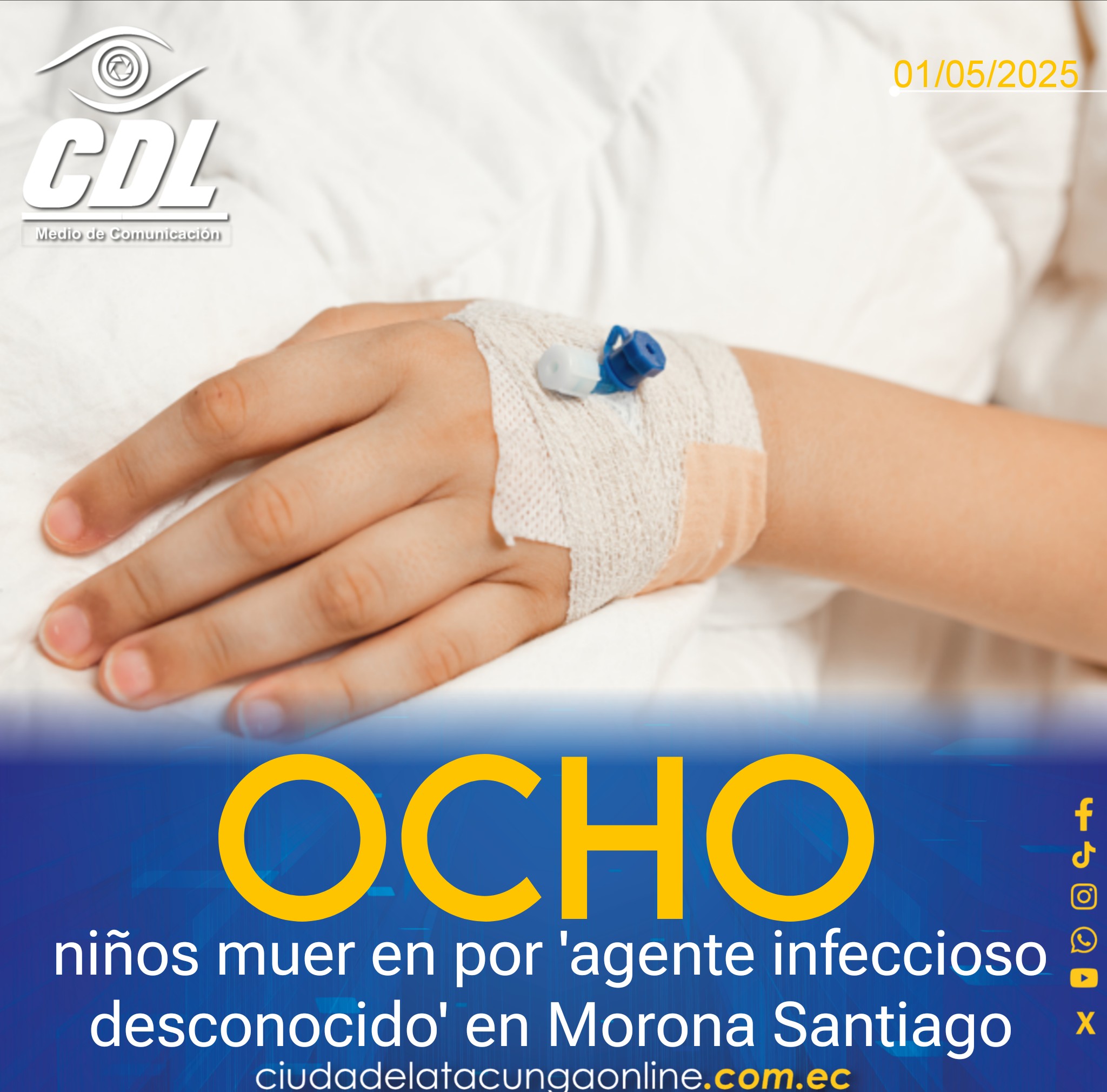 Ocho niños muer en por ‘agente infeccioso desconocido’ en Morona Santiago