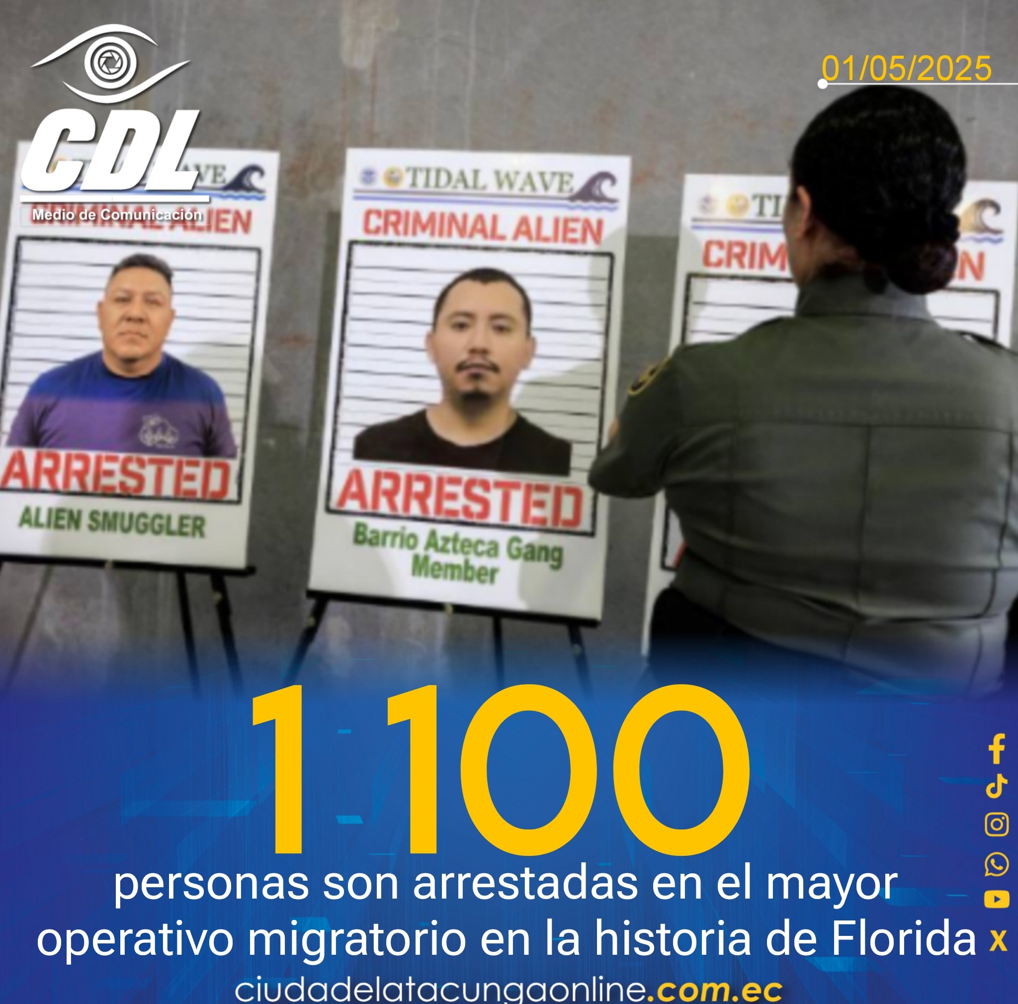 Unas 1 100 personas son arrestadas en el mayor operativo migratorio en la historia de Florida