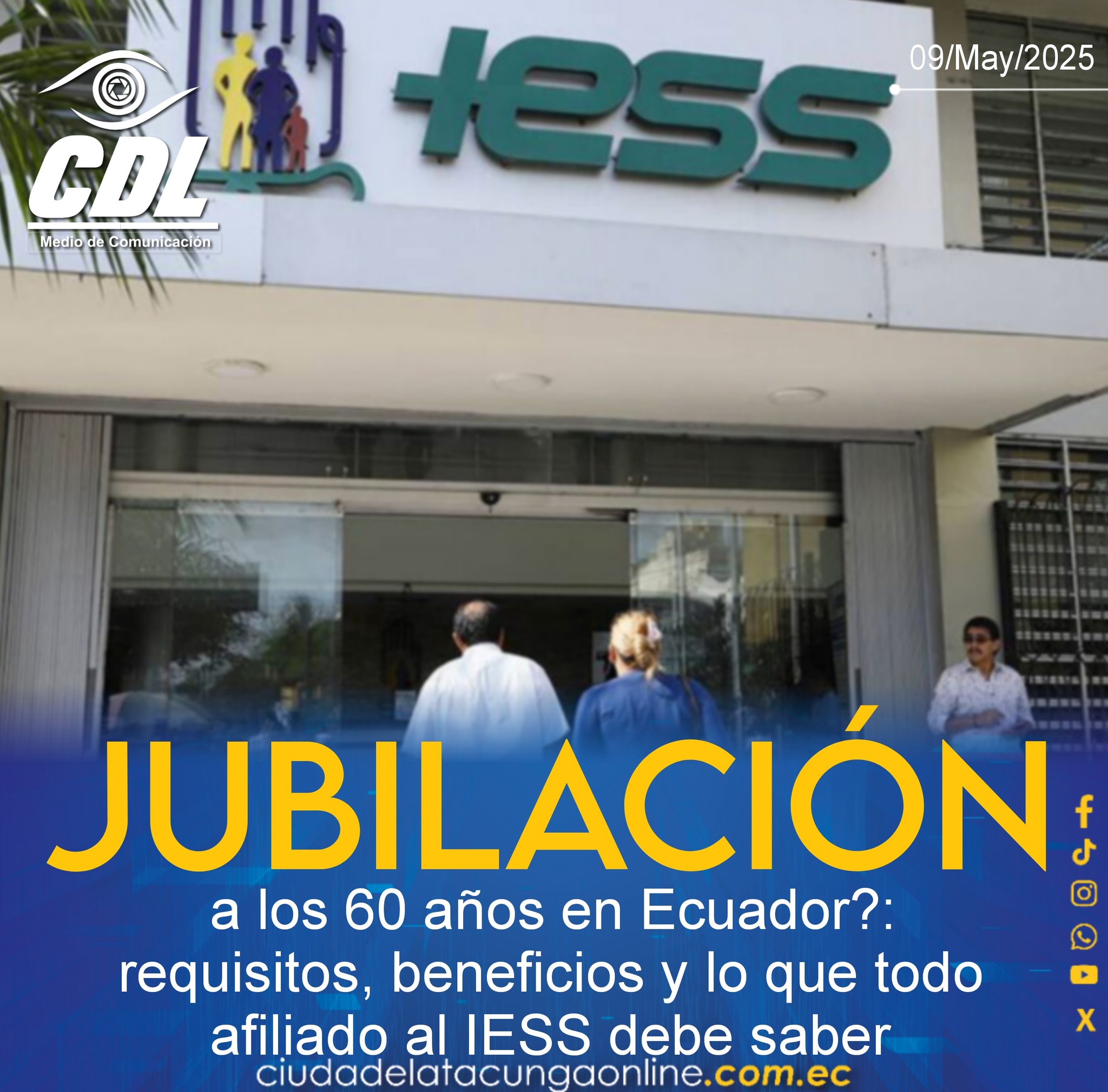 ¿Jubilación a los 60 años en Ecuador?: requisitos, beneficios y lo que todo afiliado al IESS debe saber