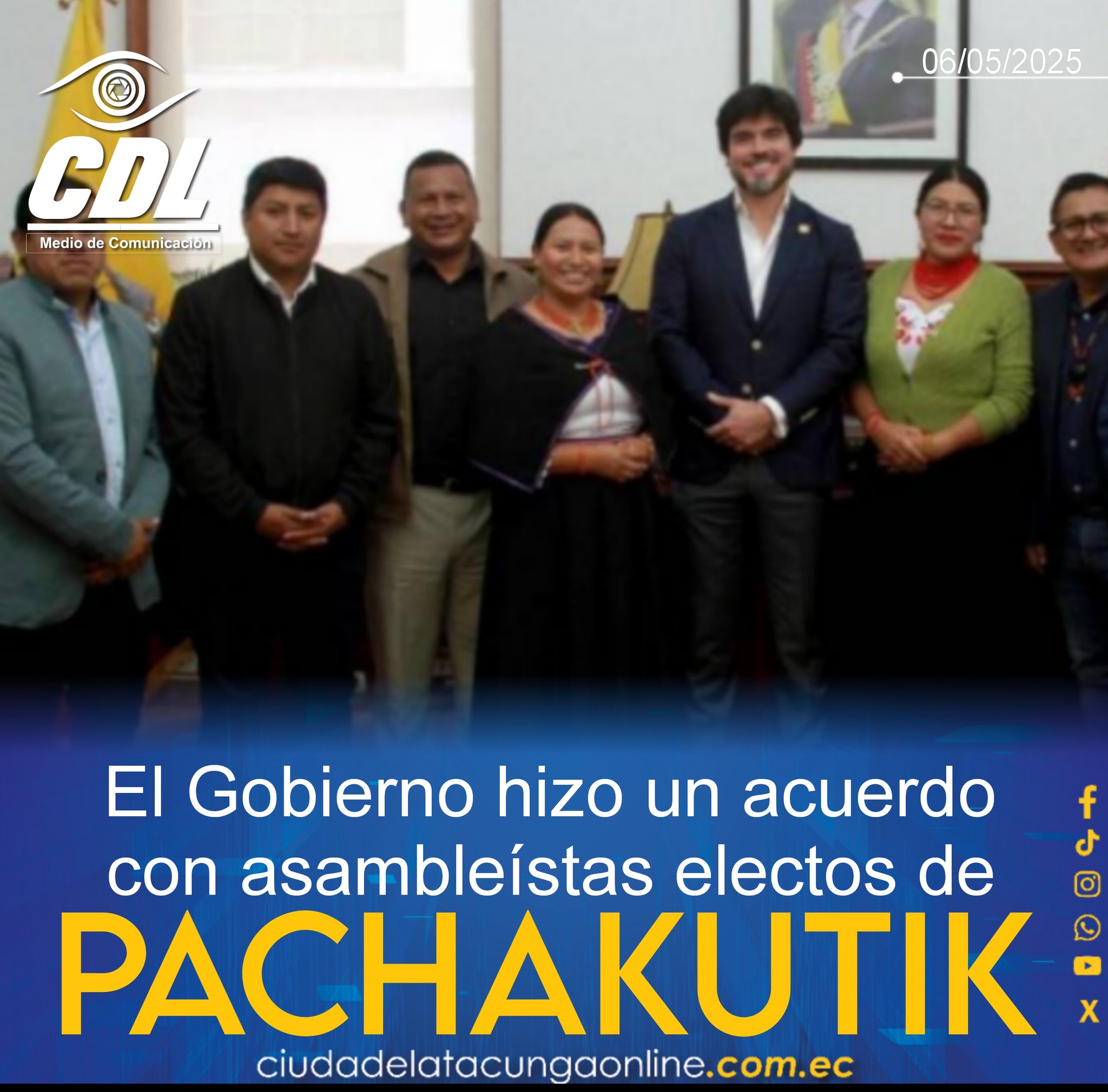 El Gobierno hizo un acuerdo con asambleístas electos de Pachakutik