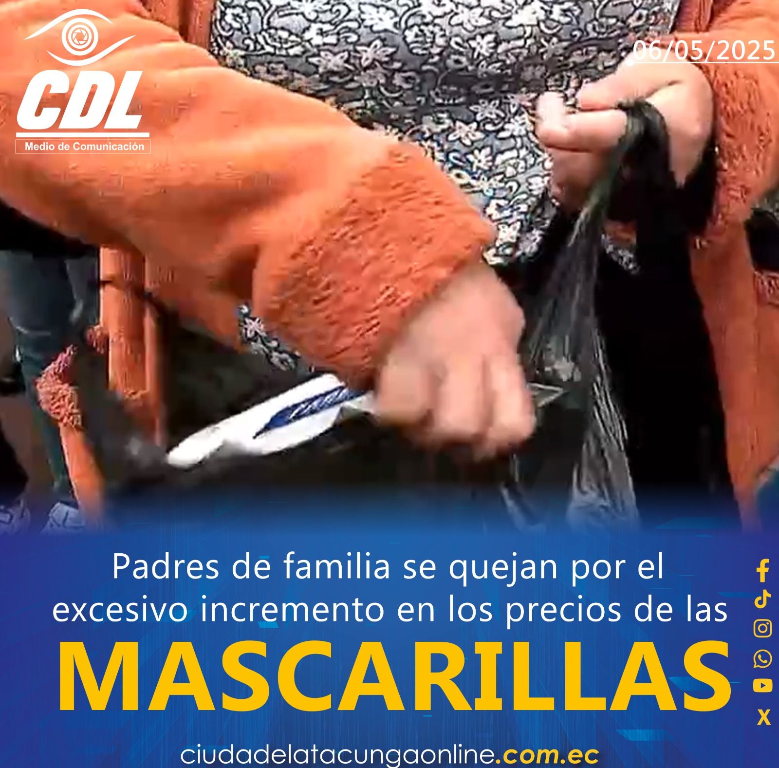 Tosferina en Quito: padres de familia se quejan por el excesivo incremento en los precios de las mascarillas