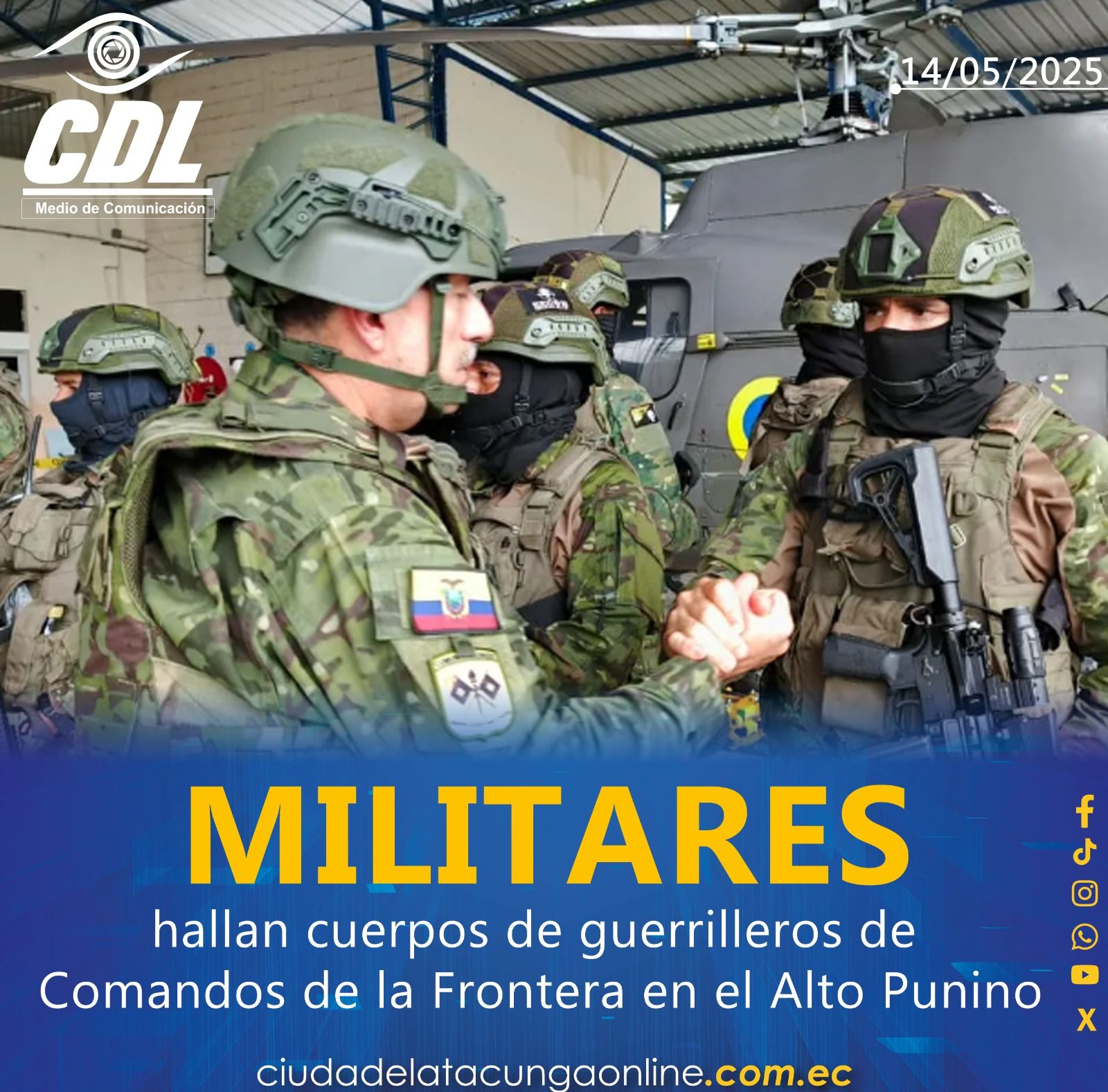 Militares hallan cuerpos de guerrilleros de Comandos de la Frontera en el Alto Punino