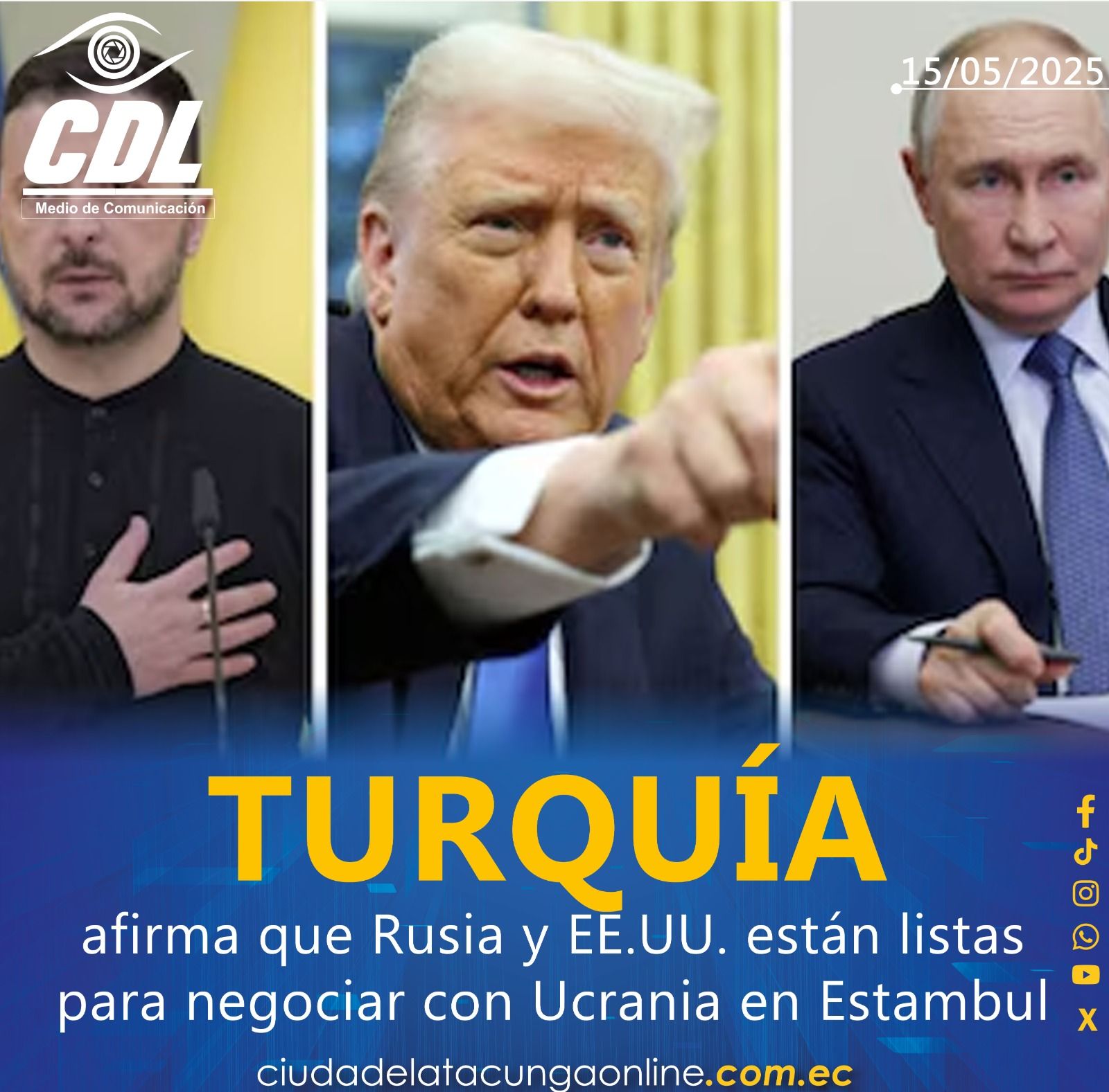 Turquía afirma que Rusia y EE.UU. están listas para negociar con Ucrania en Estambul