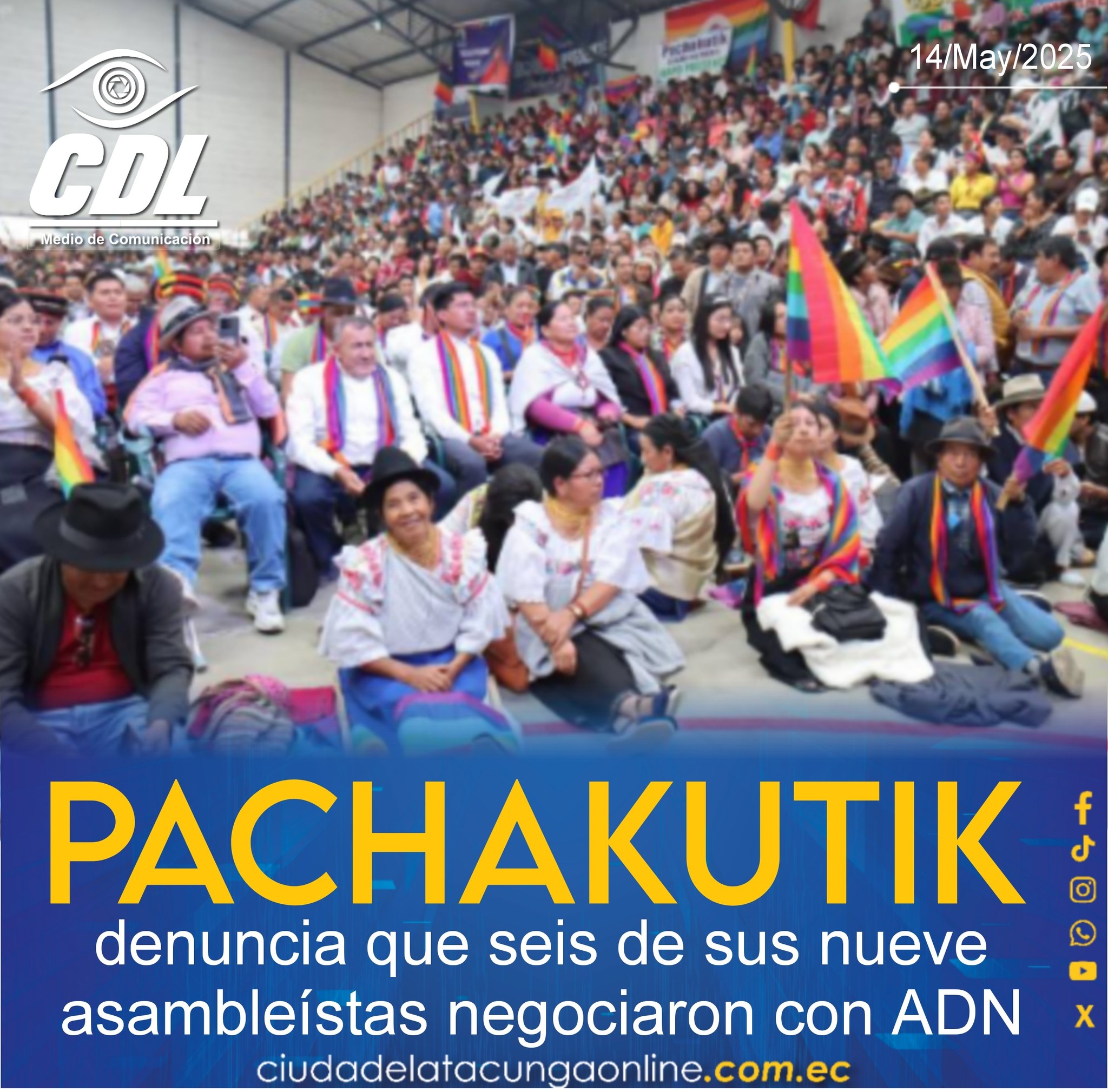 Pachakutik denuncia que seis de sus nueve asambleístas negociaron con ADN