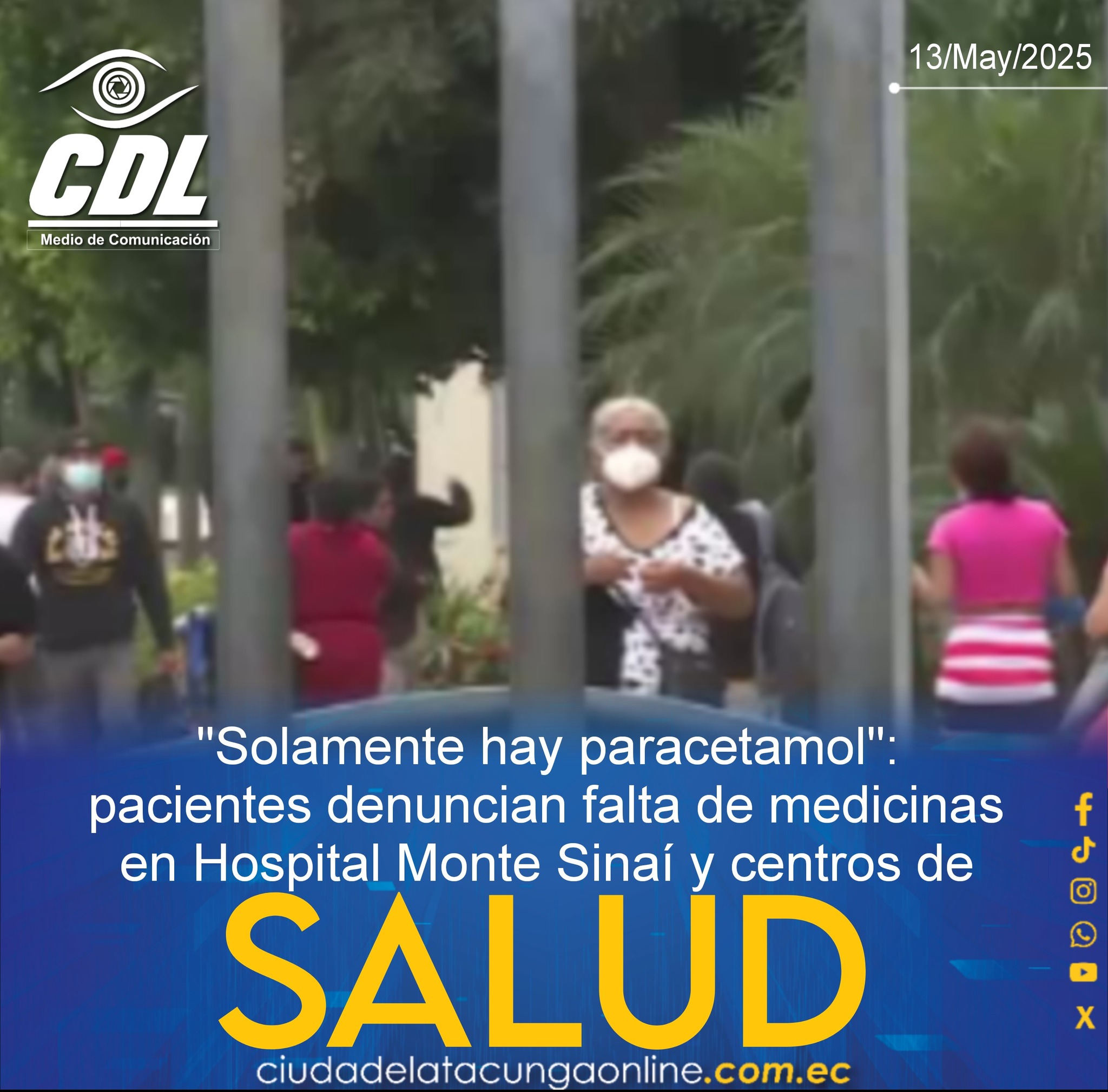 «Solamente hay paracetamol»: pacientes denuncian falta de medicinas en Hospital Monte Sinaí y centros de salud
