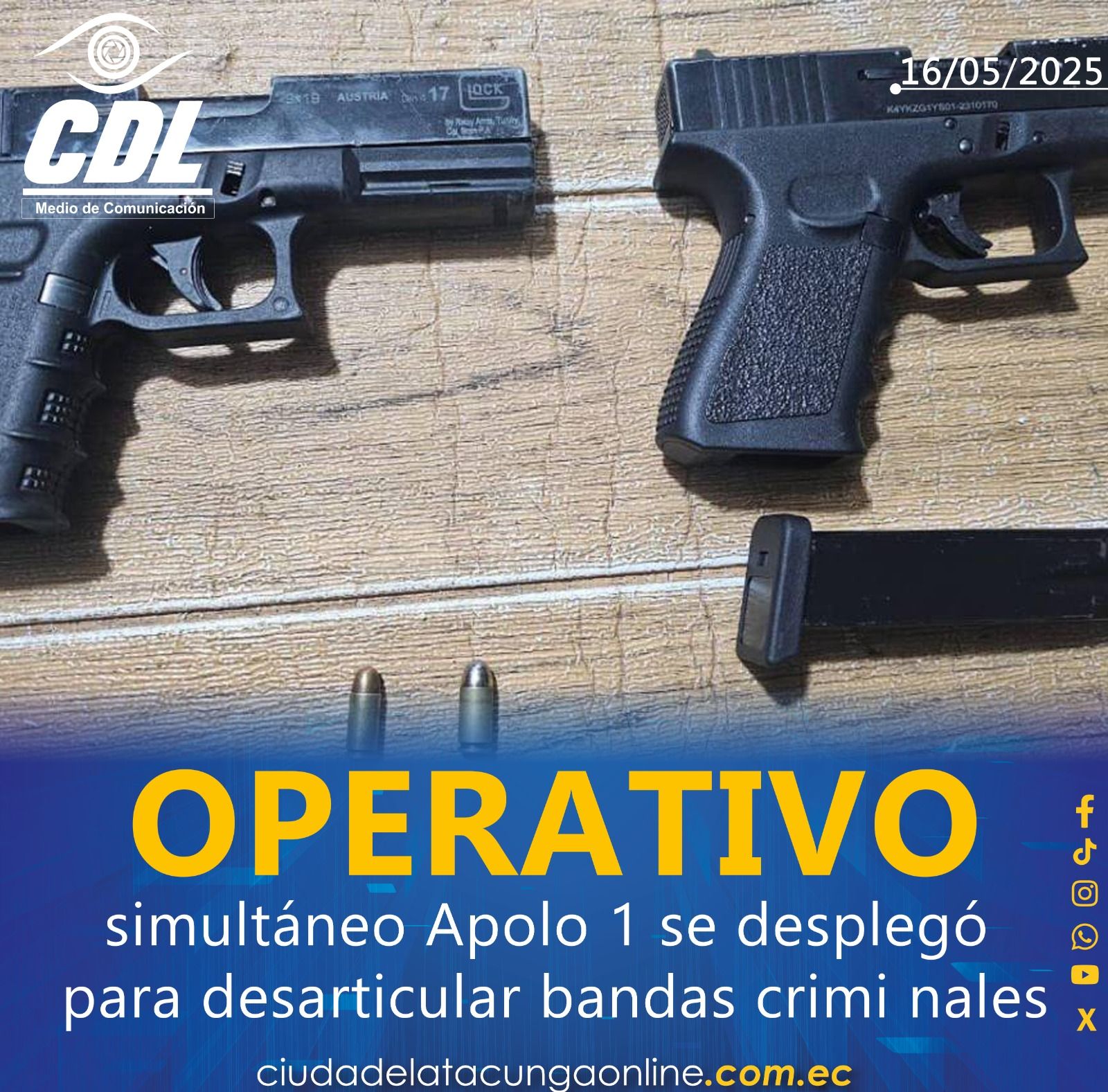 Quito: el operativo simultáneo Apolo 1 se desplegó para desarticular bandas criminales