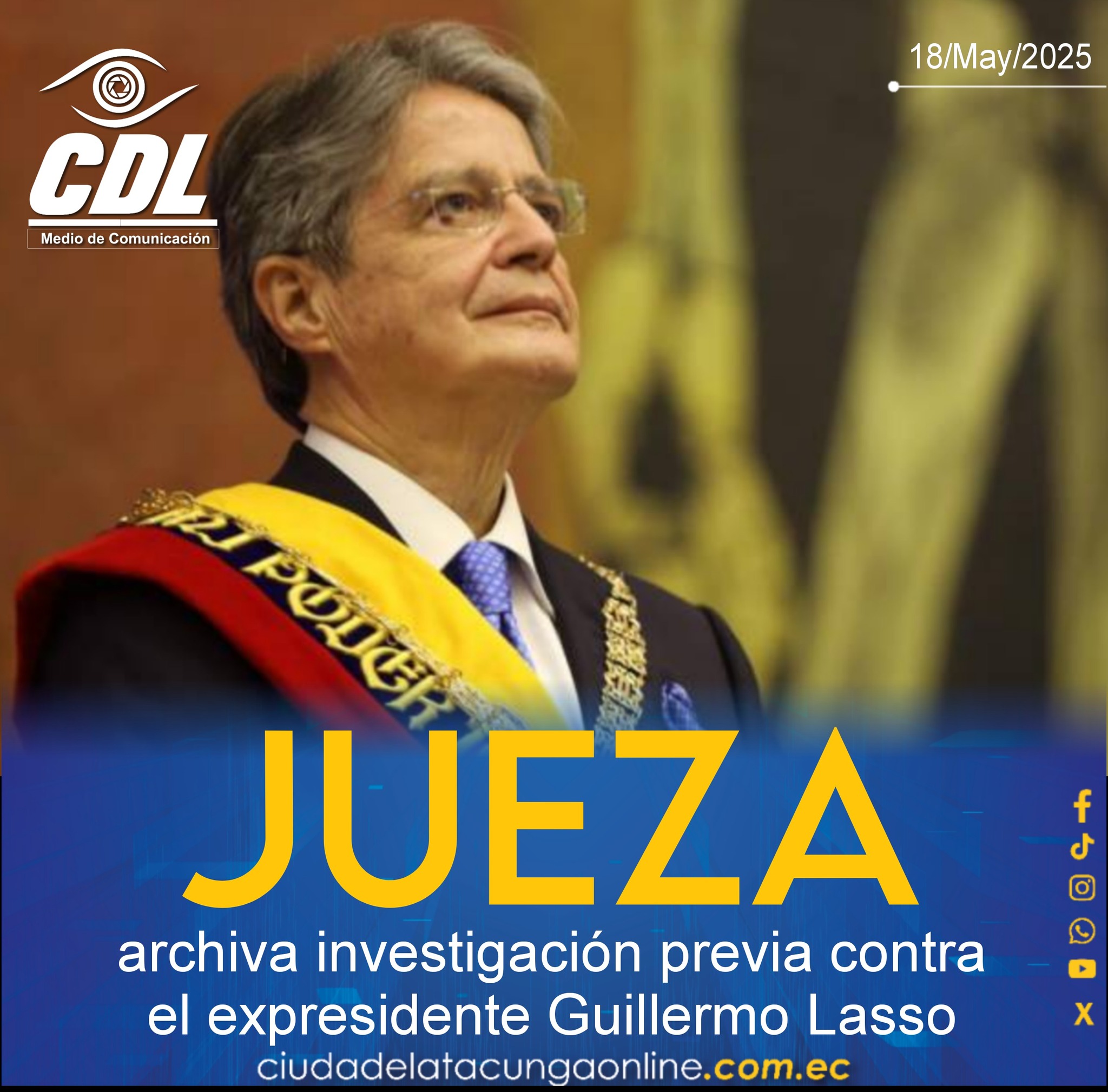 Caso Flopec: Jueza archiva investigación previa contra el expresidente Guillermo Lasso