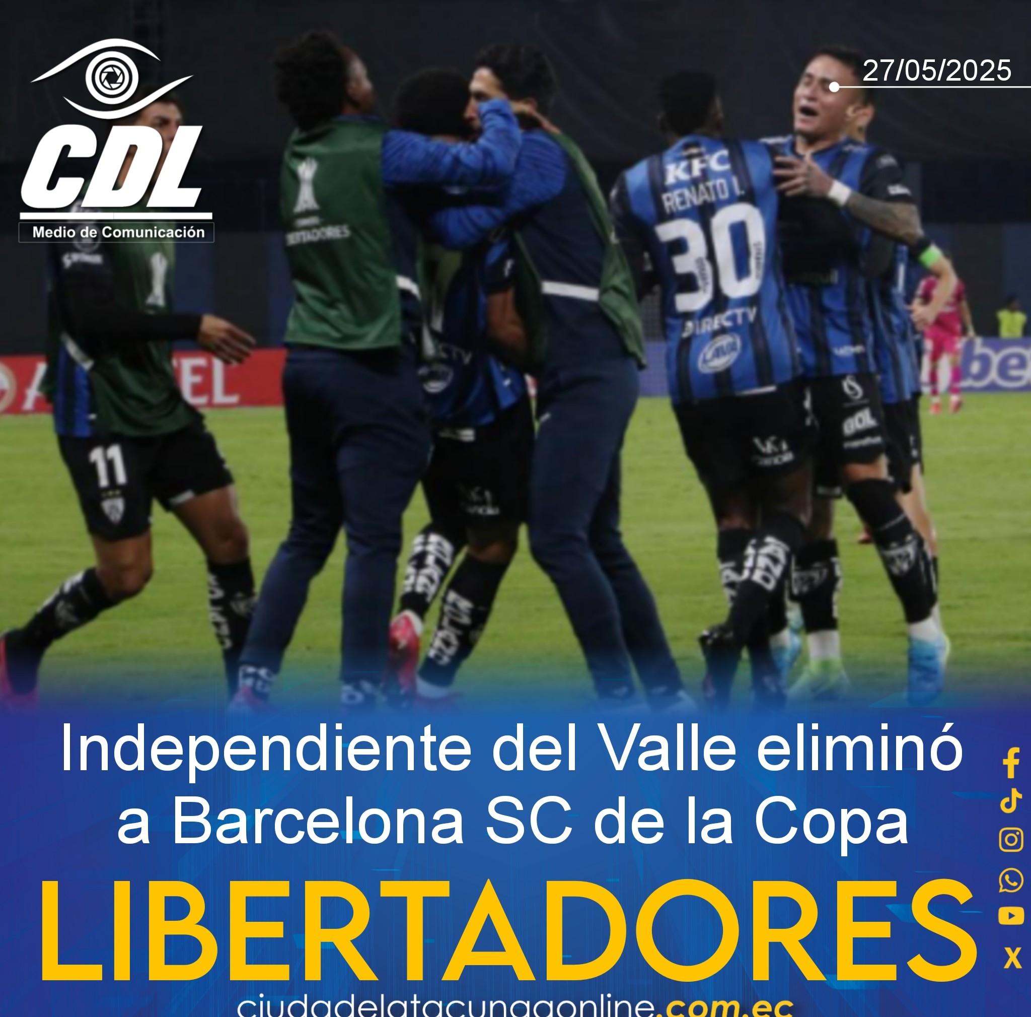 Independiente del Valle eliminó a Barcelona SC y jugará los playoffs de la Sudamericana