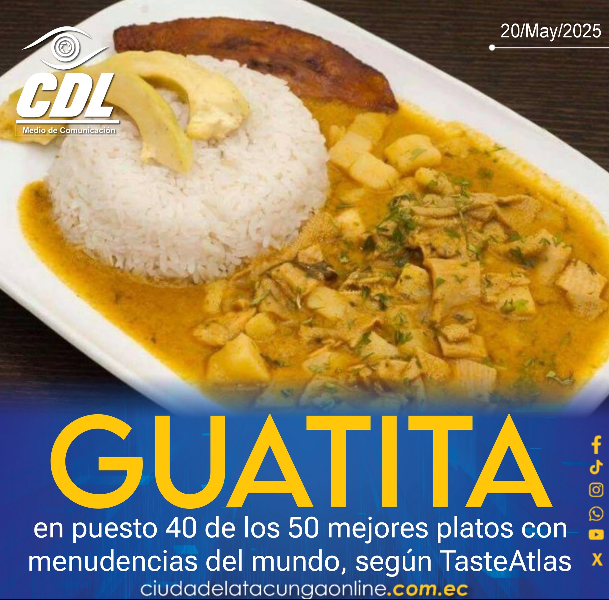 La guatita en puesto 40 de los 50 mejores platos con menudencias del mundo, según TasteAtlas