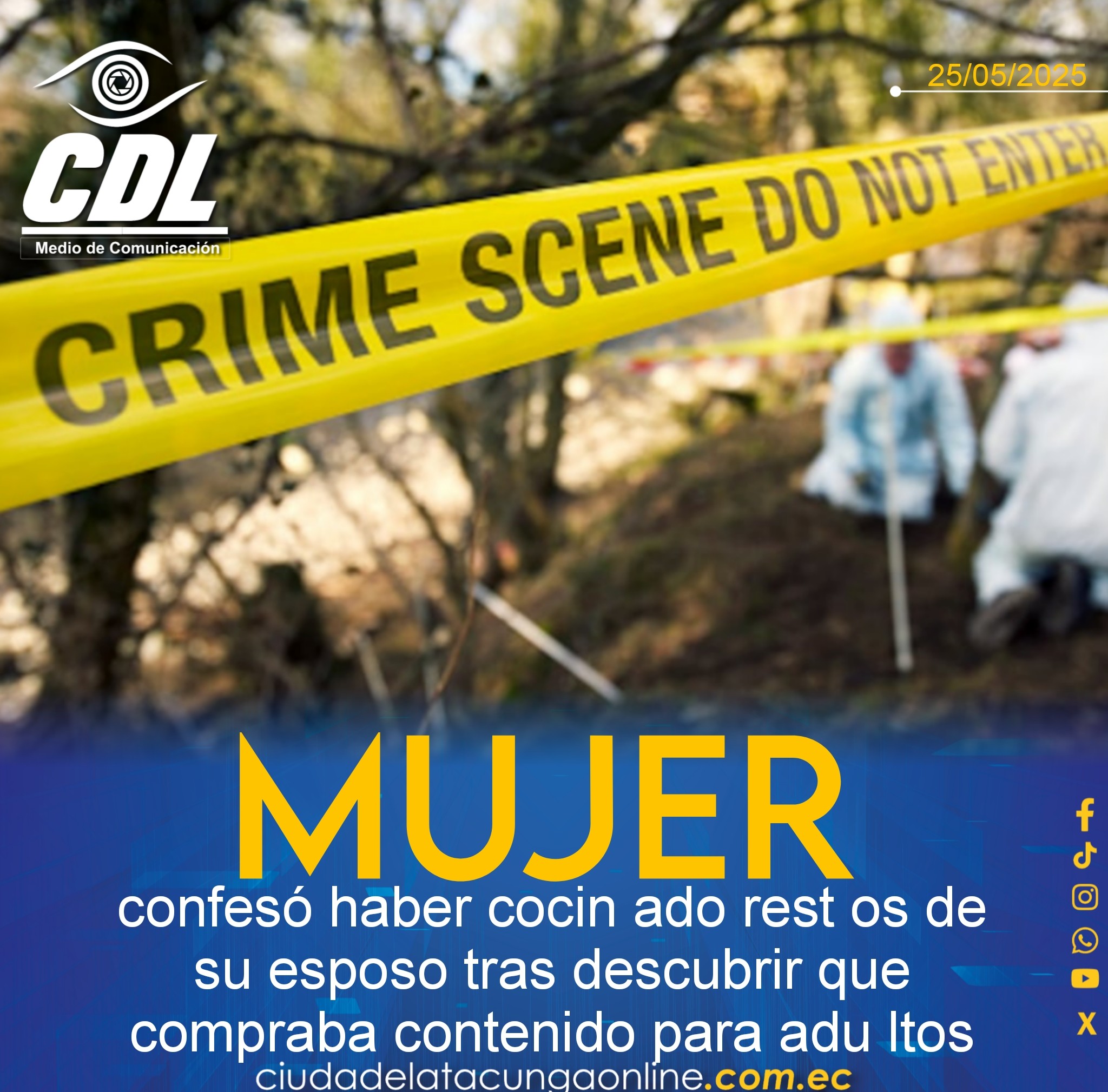 Mujer confesó haber cocin ado rest os de su esposo tras descubrir que compraba contenido para adu ltos