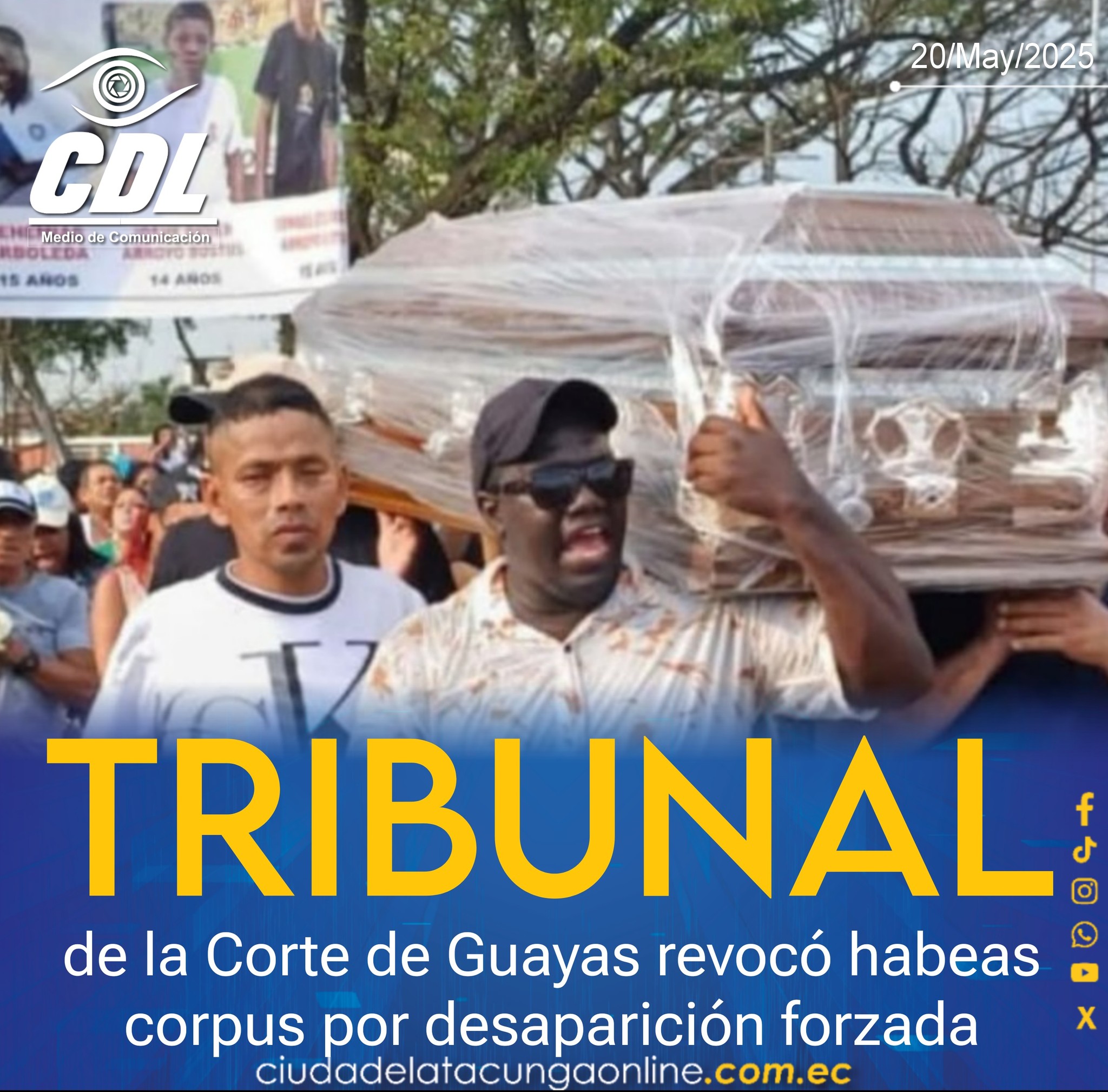 Caso Las Malvinas: Tribunal de la Corte de Guayas revocó habeas corpus por desaparición forzada