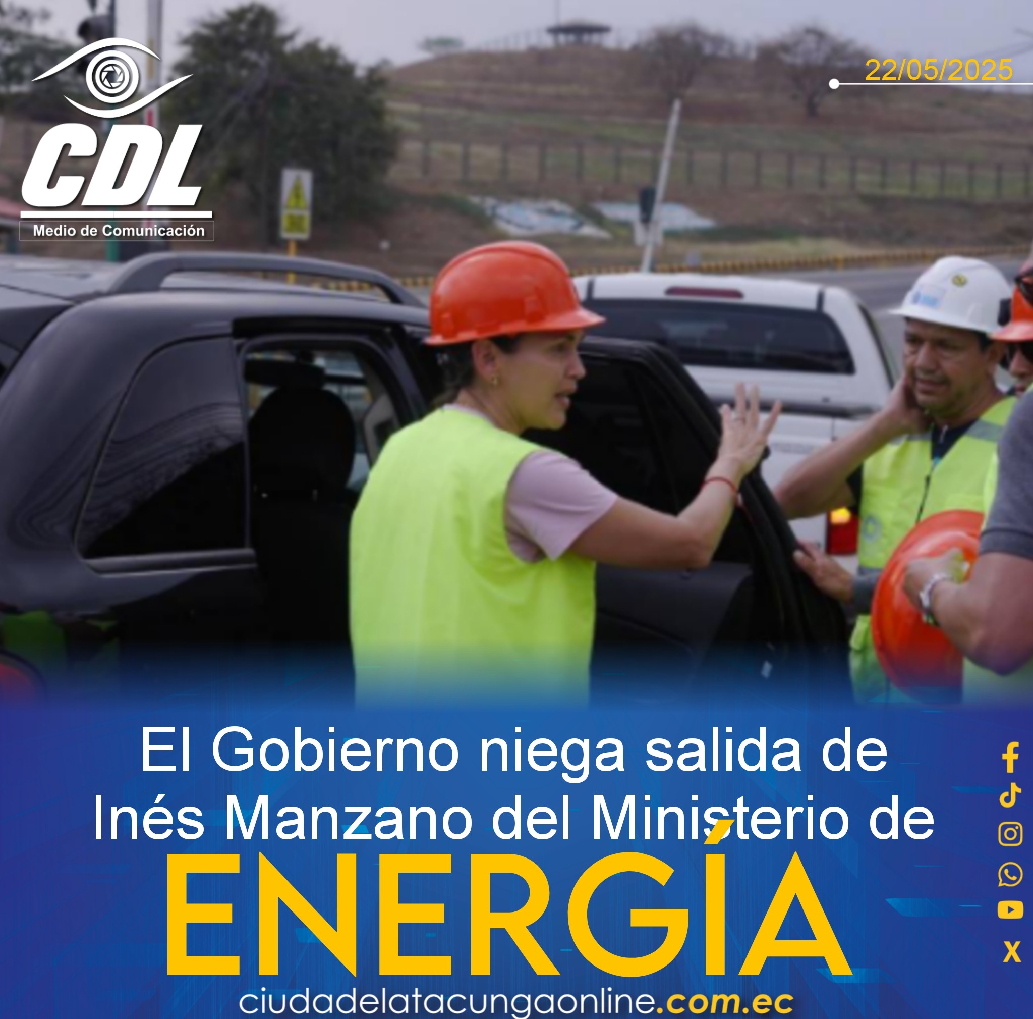 El Gobierno niega salida de Inés Manzano del Ministerio de Energía