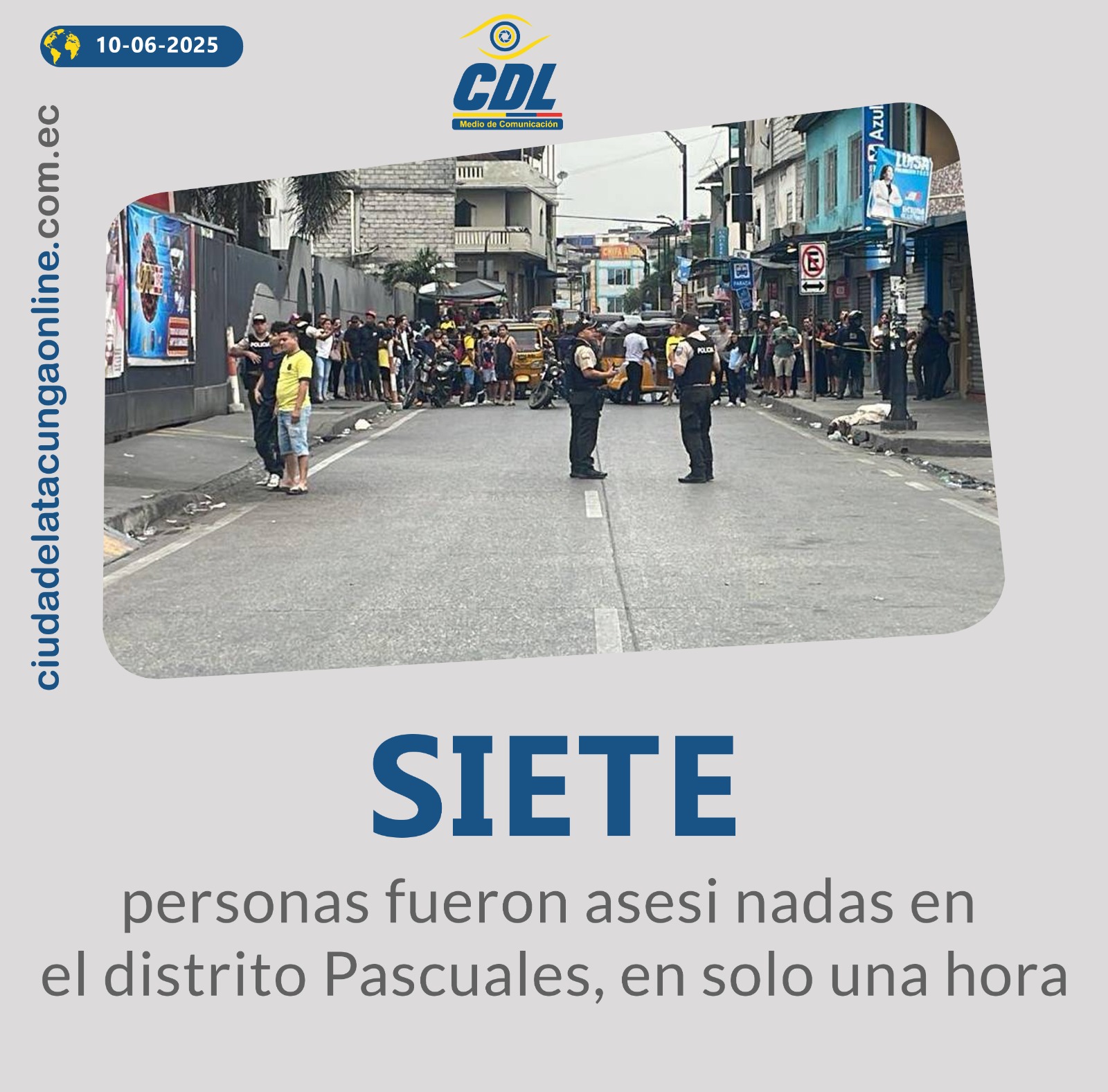 Otra masacre en Guayaquil: siete personas fueron asesinadas en el distrito Pascuales, en solo una hora
