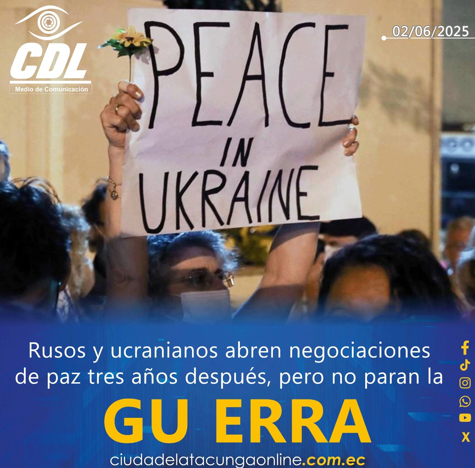 Rusos y ucranianos abren negociaciones de paz tres años después, pero no paran la guerra