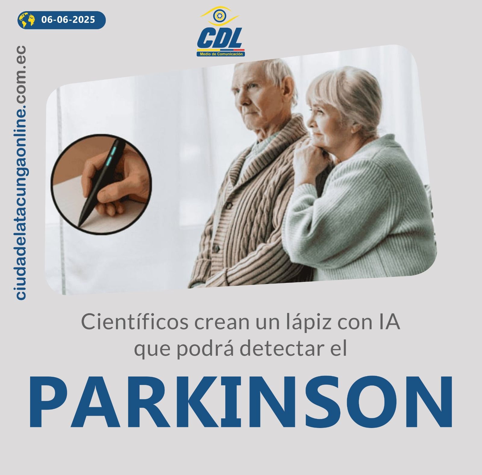 Científicos crean un lápiz con IA que podrá detectar el Parkinson