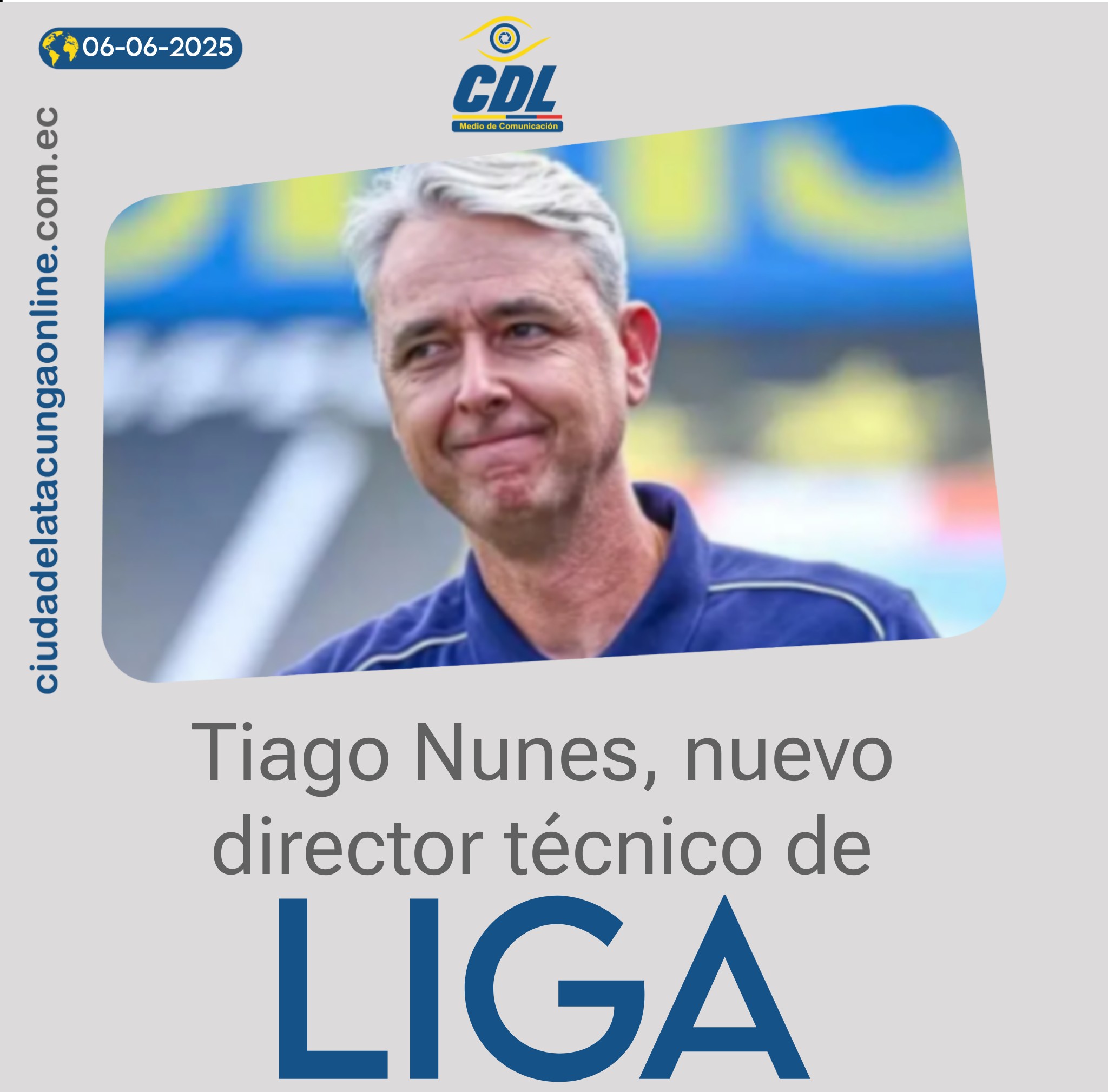 Tiago Nunes, nuevo director técnico de Liga de Quito