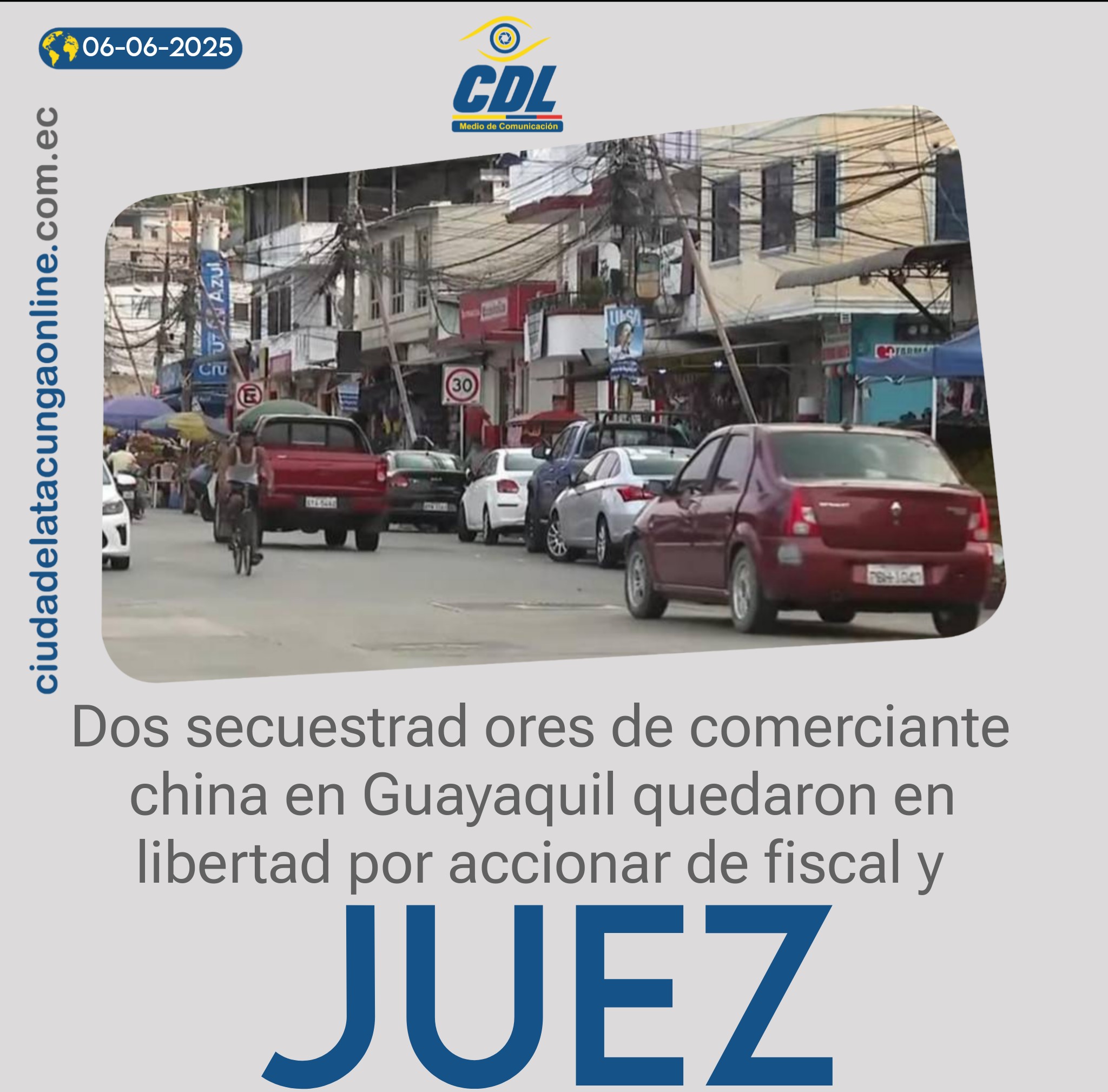 Dos secuestrad ores de comerciante china en Guayaquil quedaron en libertad por accionar de fiscal y juez