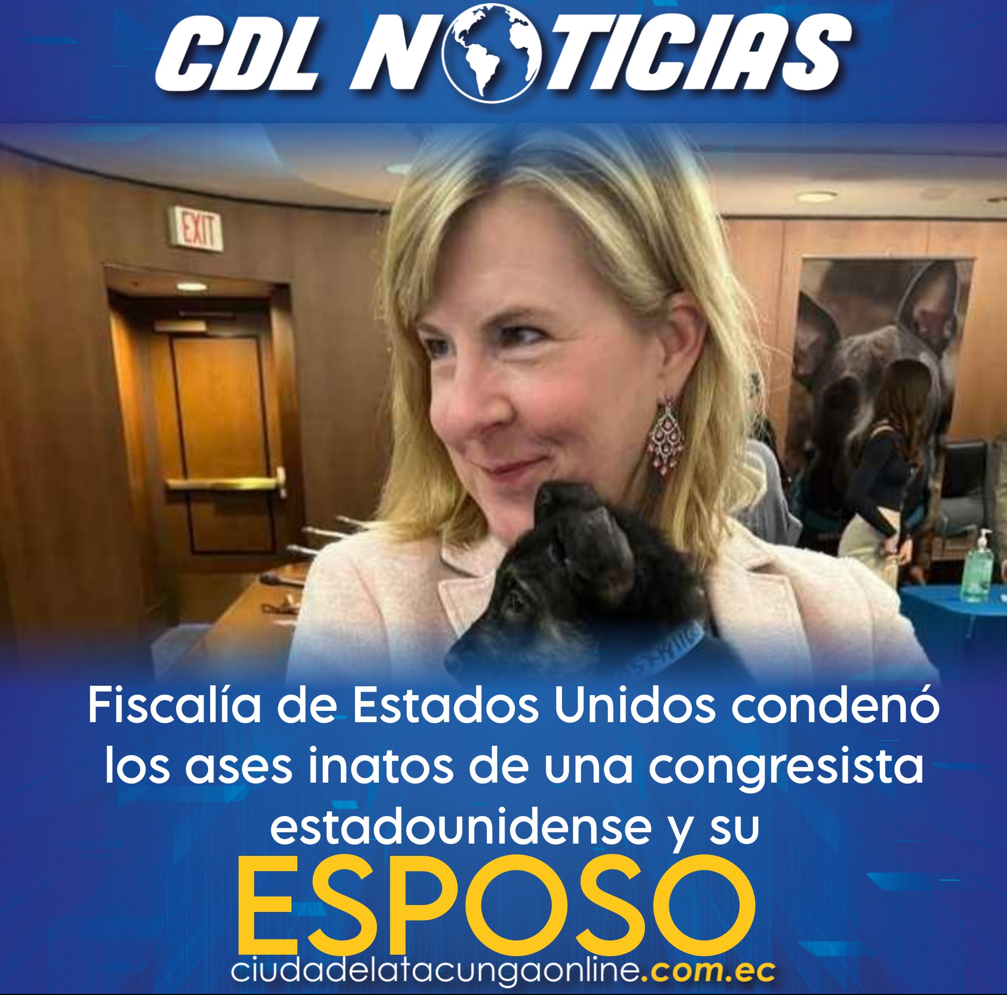 Fiscalía de Estados Unidos condenó los ases inatos de una congresista estadounidense y su esposo