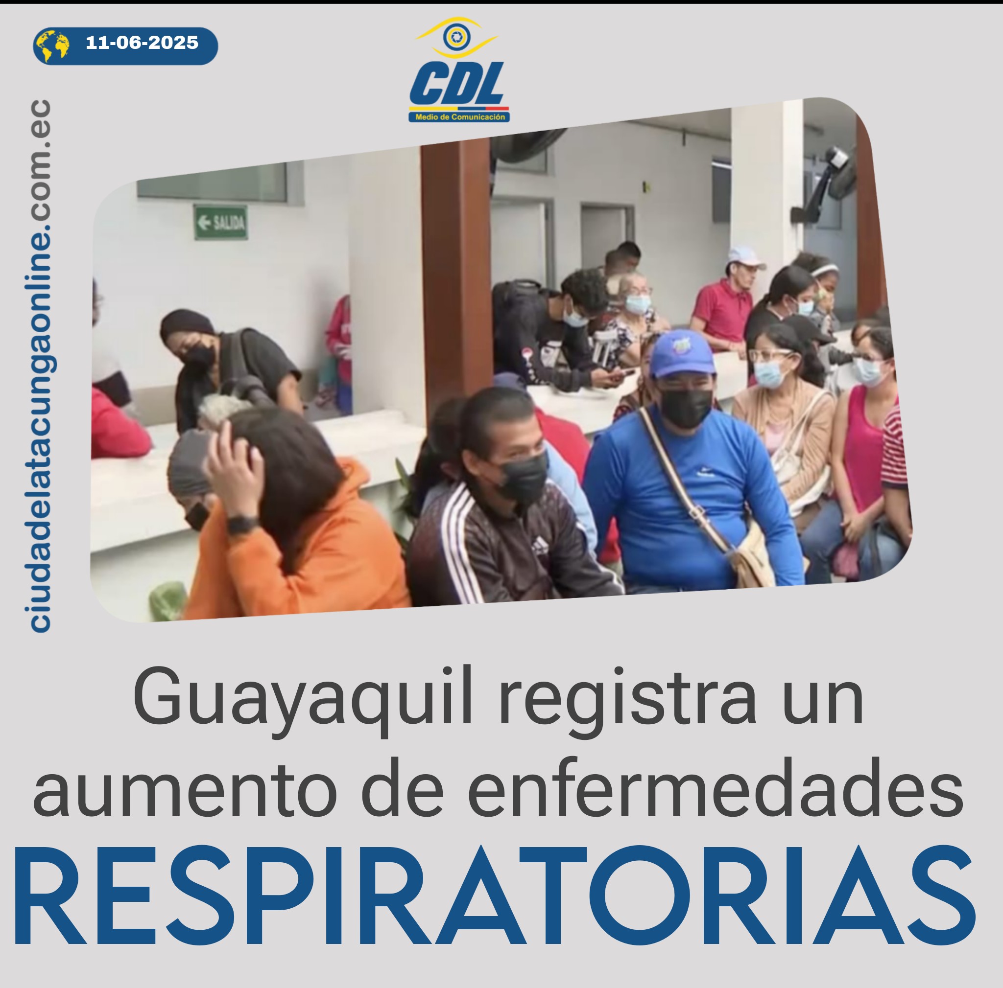 Ola de frío Ecuador | Guayaquil registra un aumento de enfermedades respiratorias.