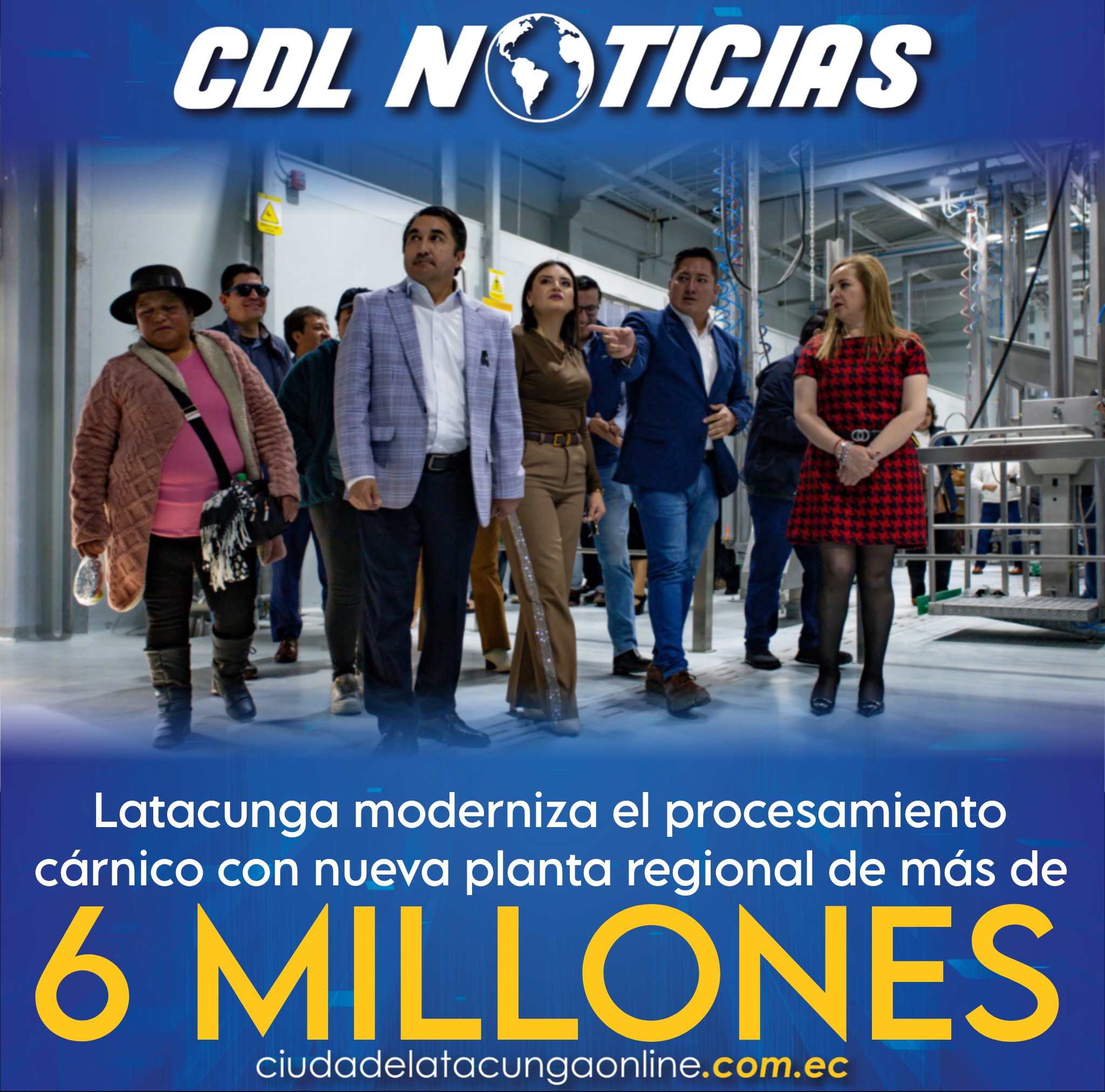 Latacunga moderniza el procesamiento cárnico con nueva planta regional de más de 6 millones de dólares.