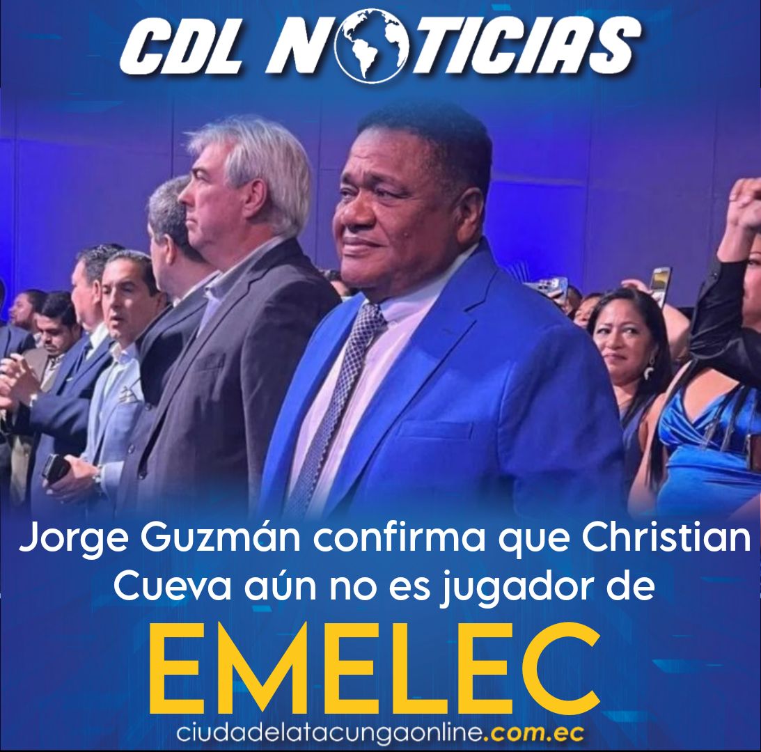 Jorge Guzmán confirma que Christian Cueva aún no es jugador de Emelec
