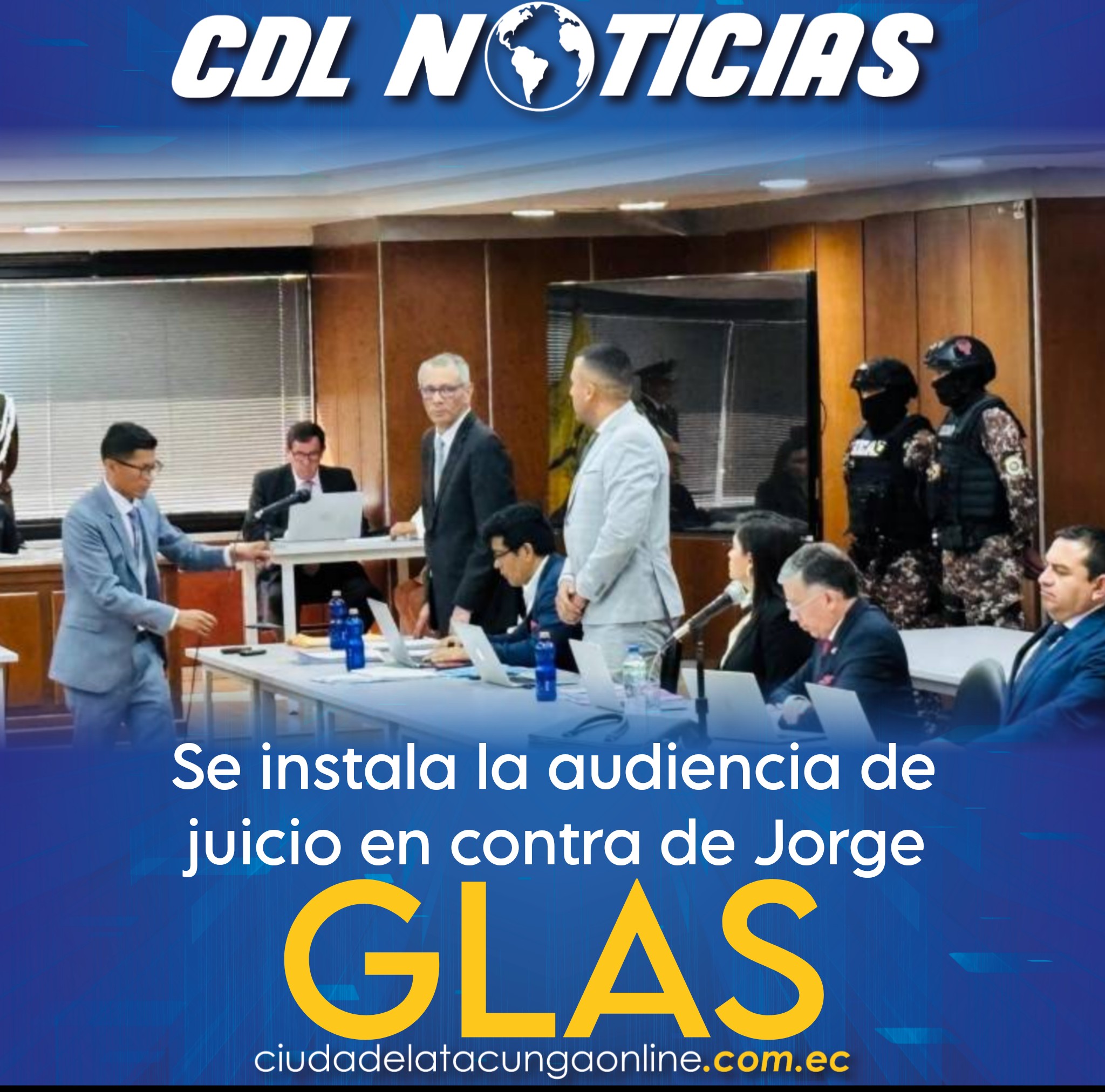 Caso Reconstrucción de Manabí | Se instala la audiencia de juicio en contra de Jorge Glas