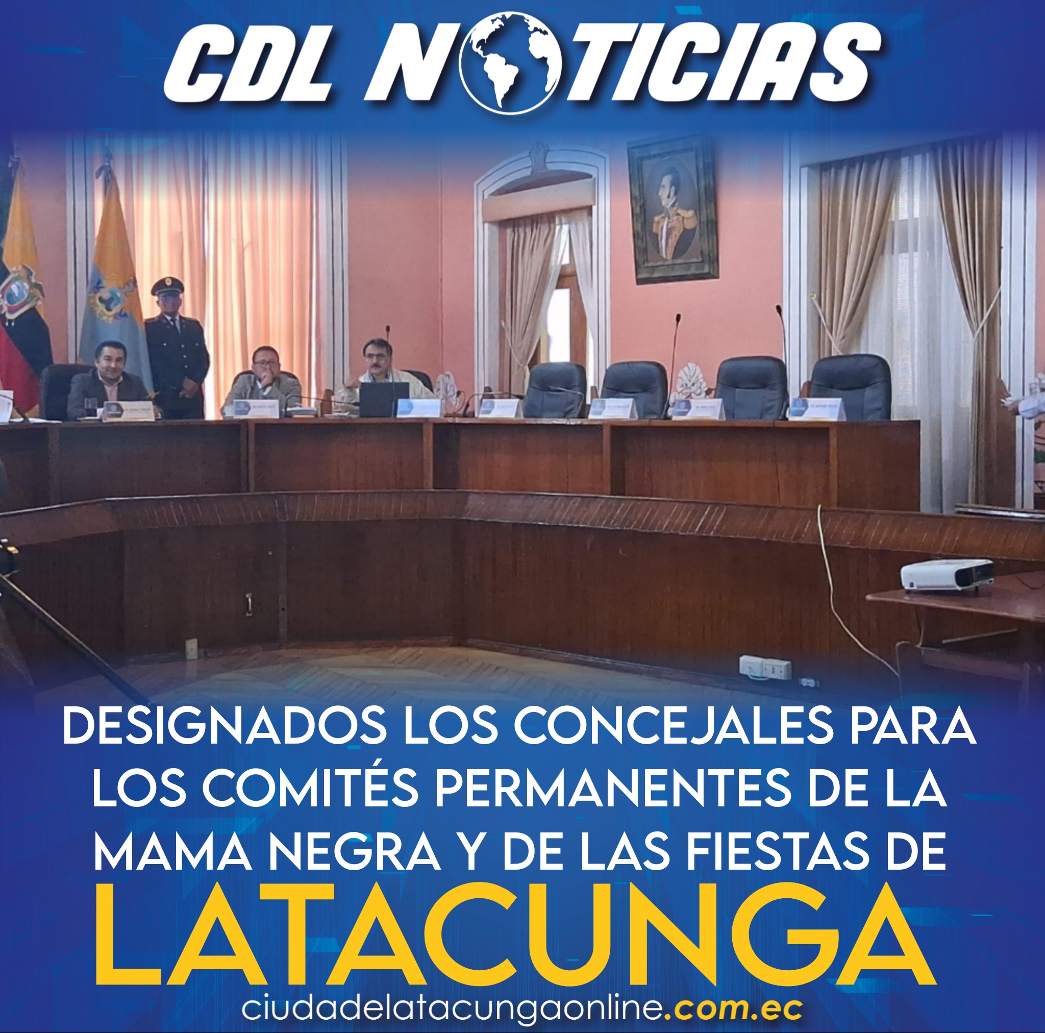 DESIGNADOS LOS CONCEJALES PARA LOS COMITÉS PERMANENTES DE LA MAMA NEGRA Y DE LAS FIESTAS DE LATACUNGA