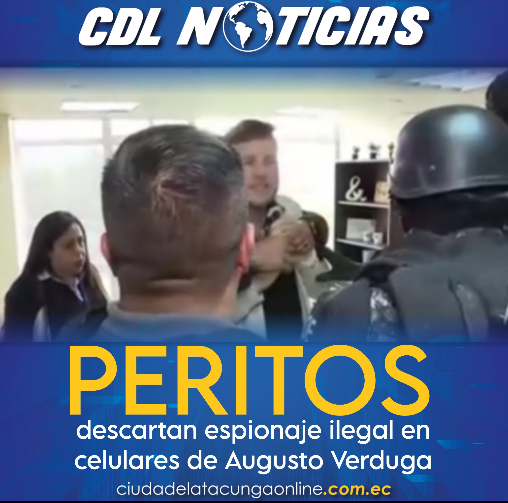 Caso Ligados: peritos descartan espionaje ilegal en celulares de Augusto Verduga