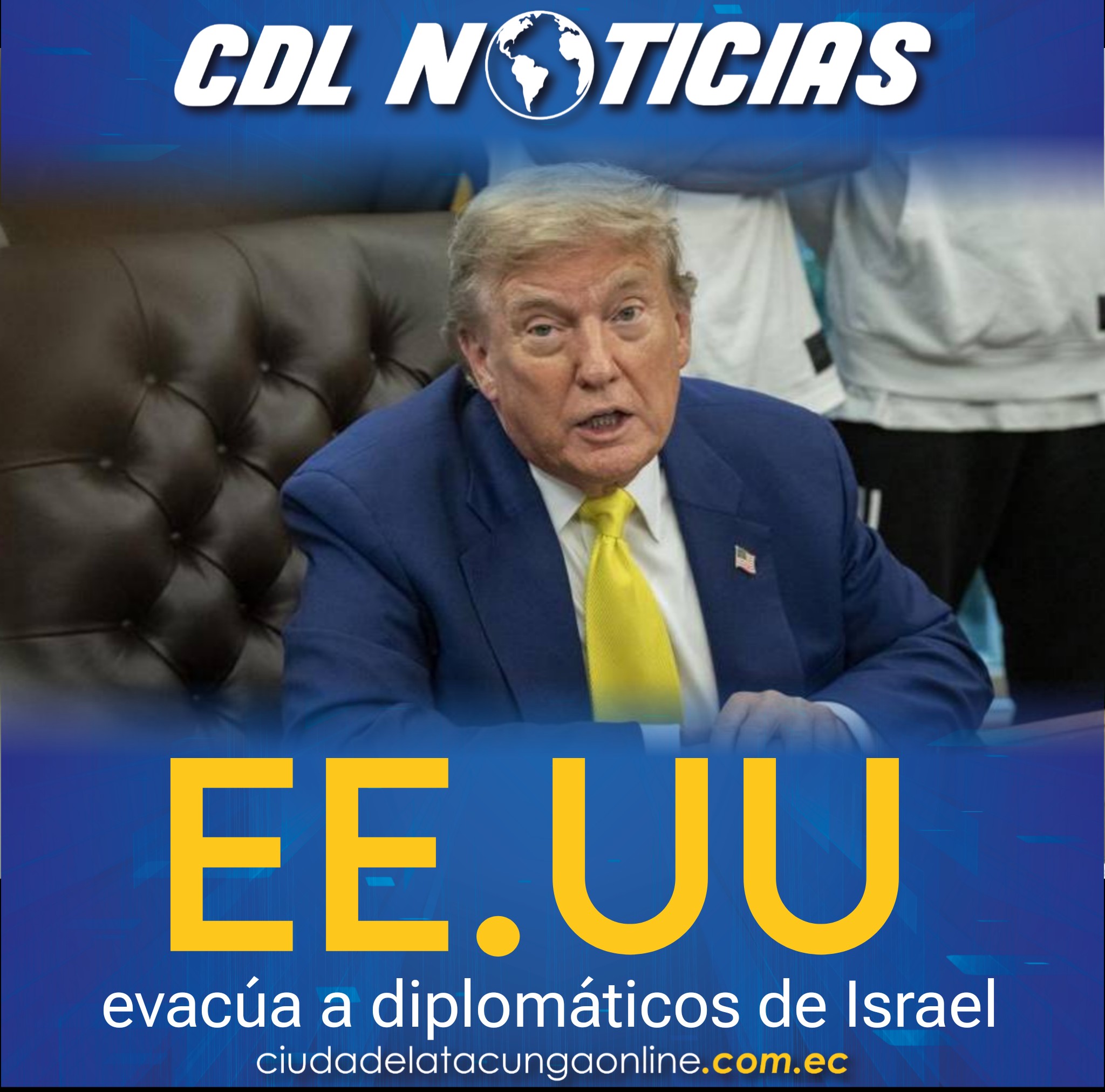 EE. UU. evacúa a diplomáticos de Israel