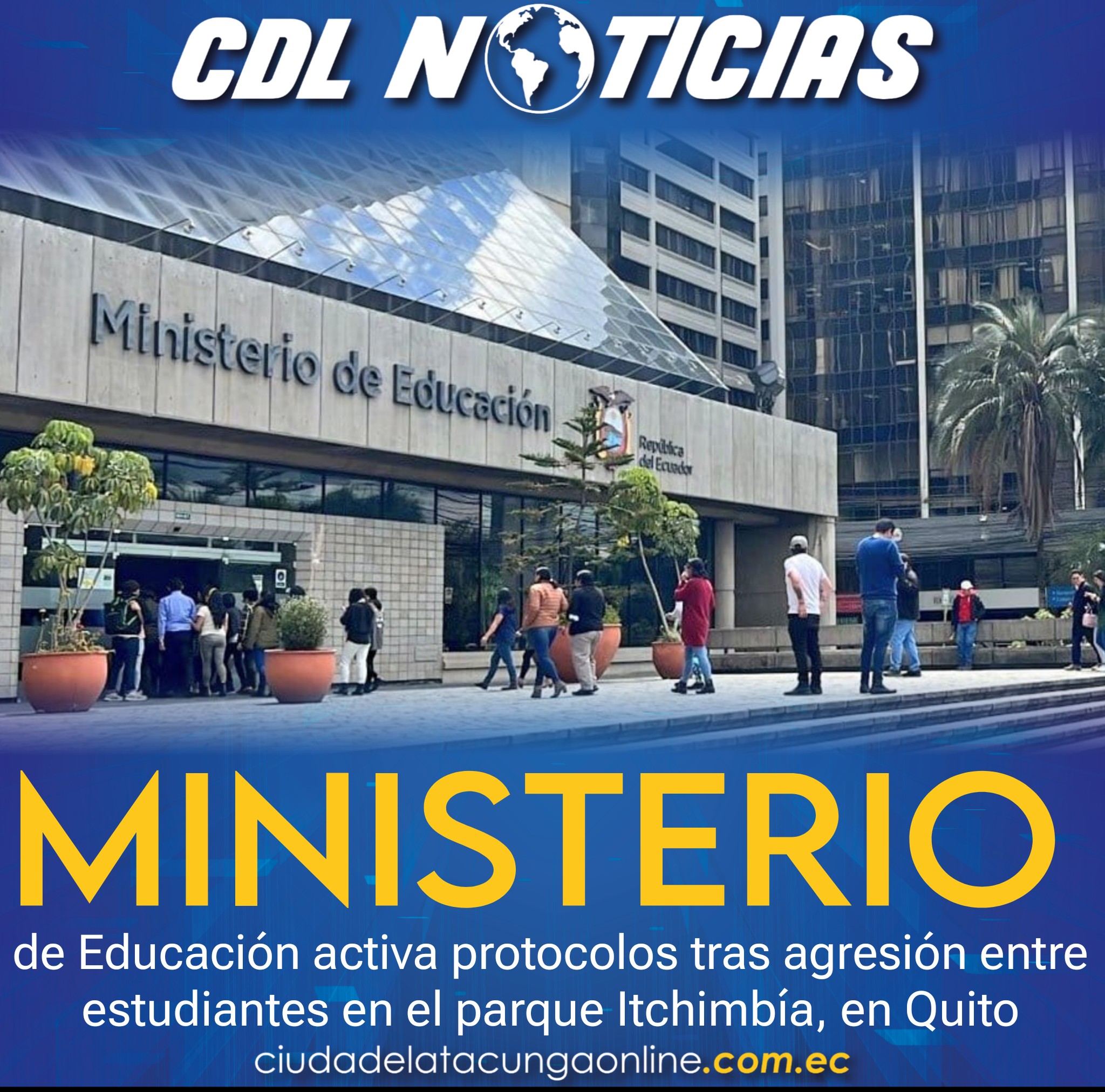 Ministerio de Educación activa protocolos tras agresión entre estudiantes en el parque Itchimbía, en Quito
