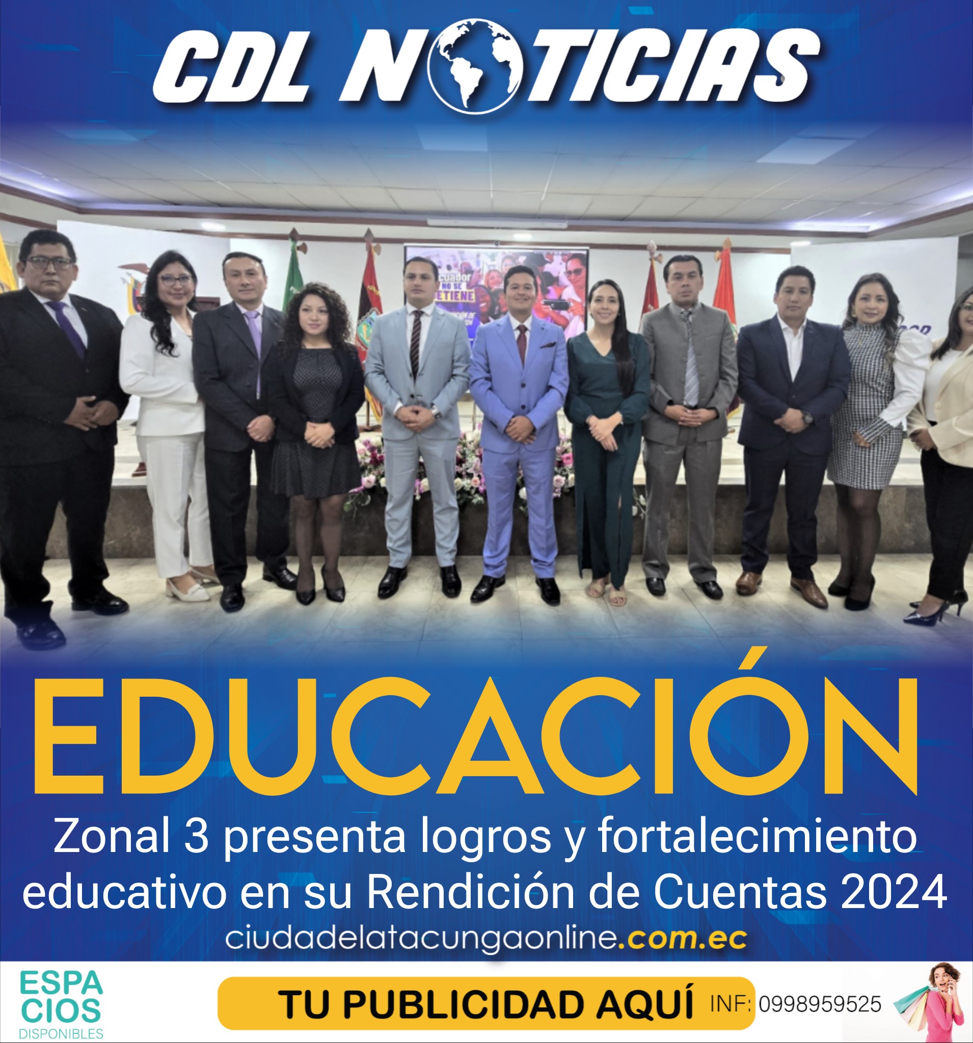 Coordinación Zonal 3 presenta logros y fortalecimiento educativo en su Rendición de Cuentas 2024 Ambato, 27 de junio de 2025