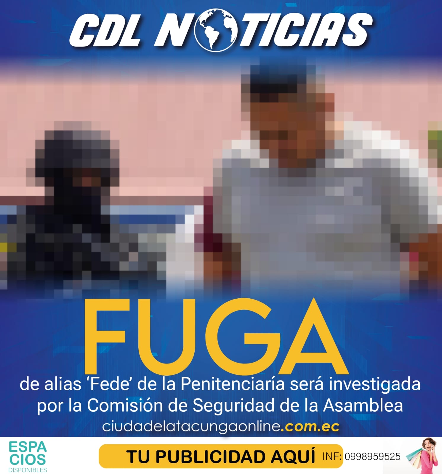 Fuga de alias ‘Fede’ de la Penitenciaría será investigada por la Comisión de Seguridad de la Asamblea