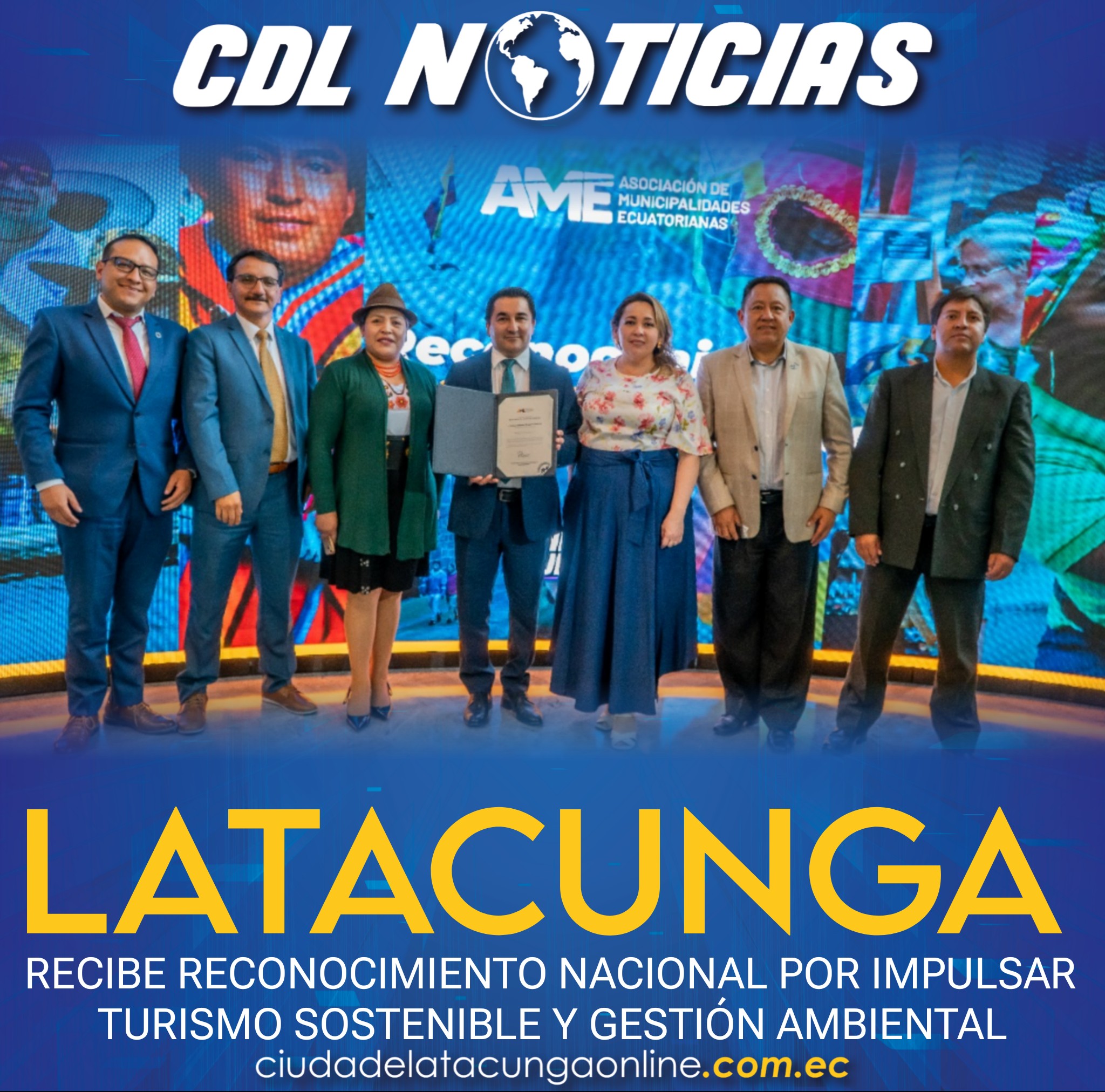 LATACUNGA RECIBE RECONOCIMIENTO NACIONAL POR IMPULSAR TURISMO SOSTENIBLE Y GESTIÓN AMBIENTAL