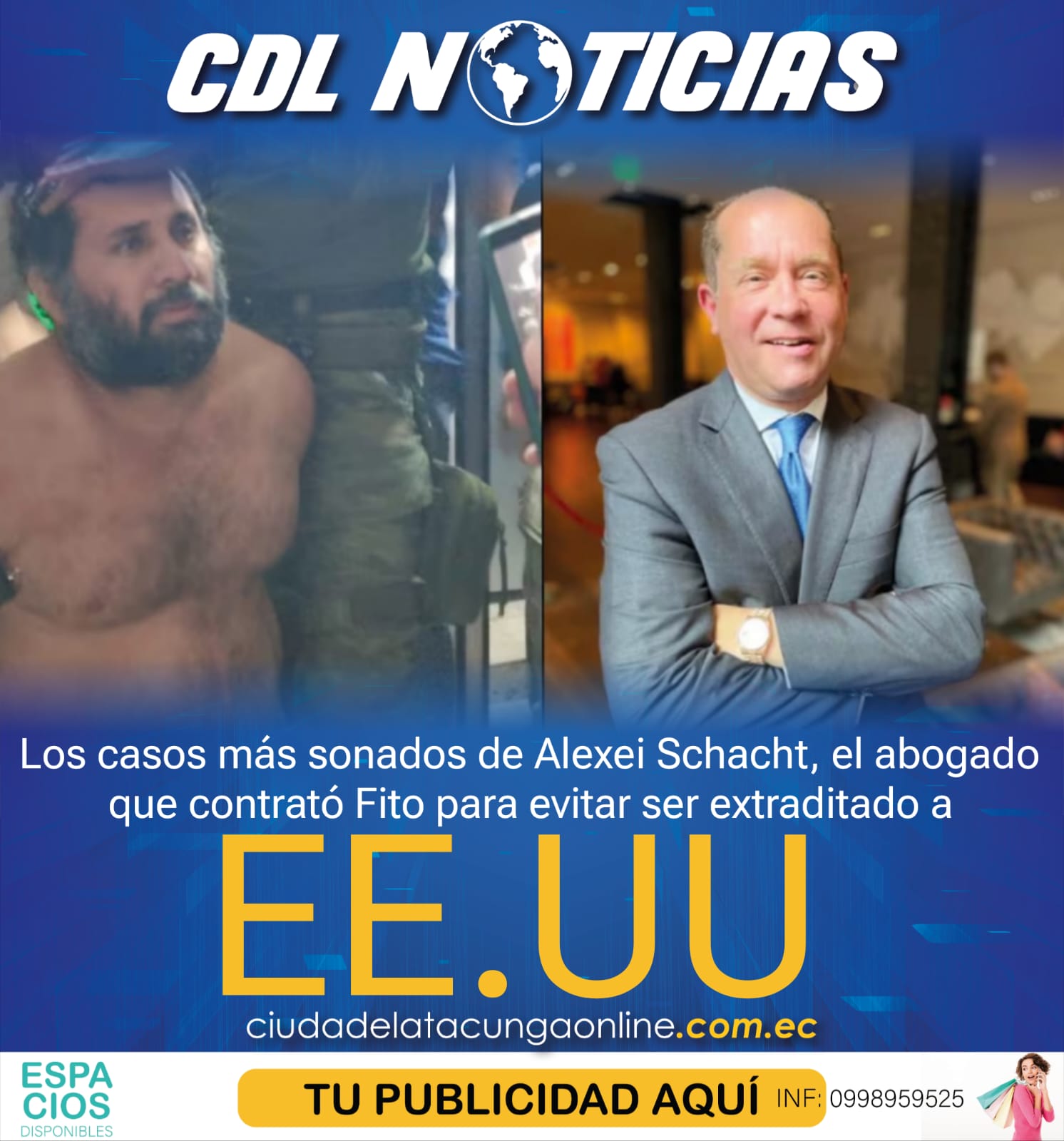 Los casos más sonados de Alexei Schacht, el abogado que contrató Fito para evitar ser extraditado a EE.UU.