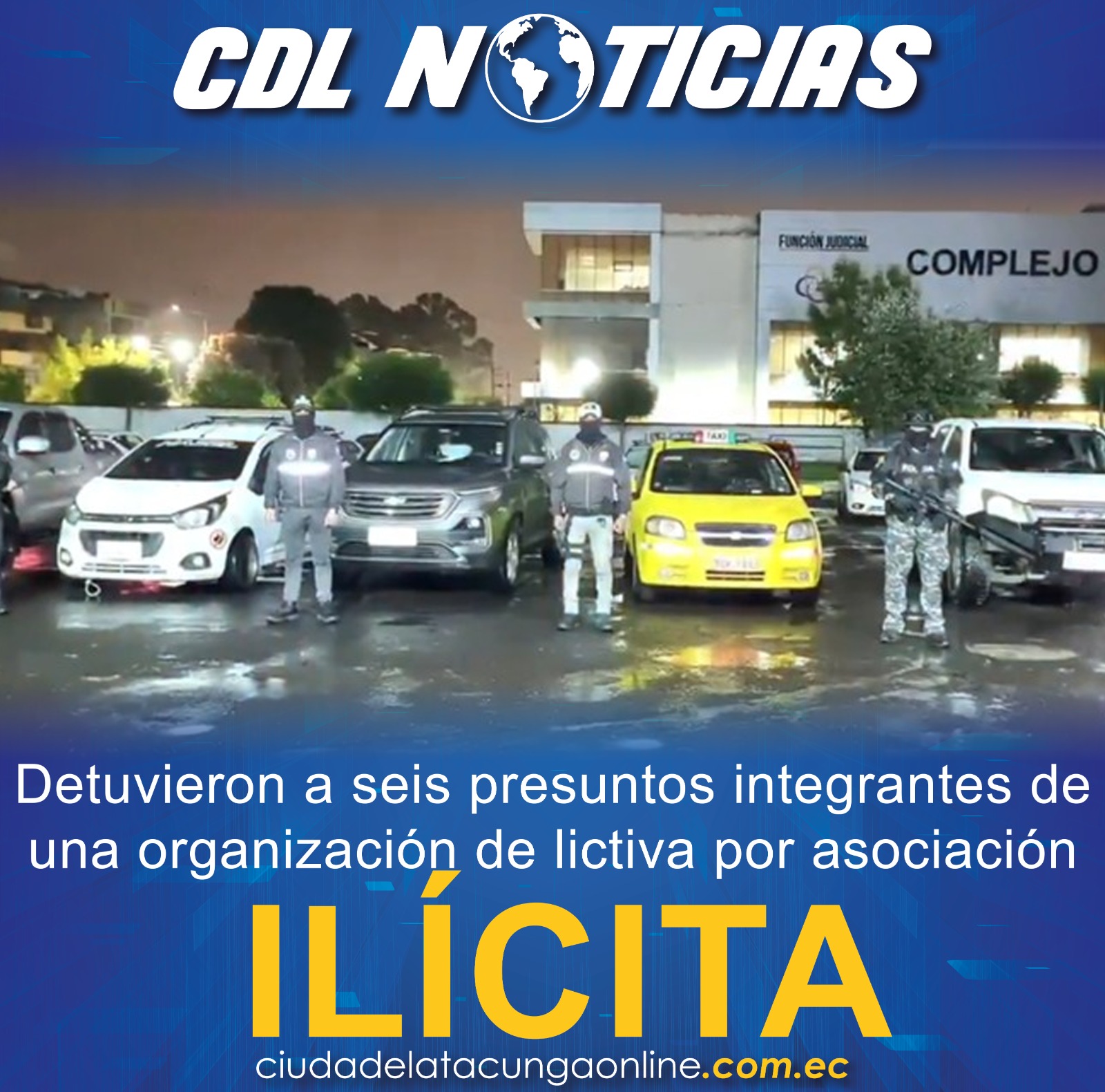 Detuvieron a seis presuntos integrantes de una organización delictiva por asociación ilícita