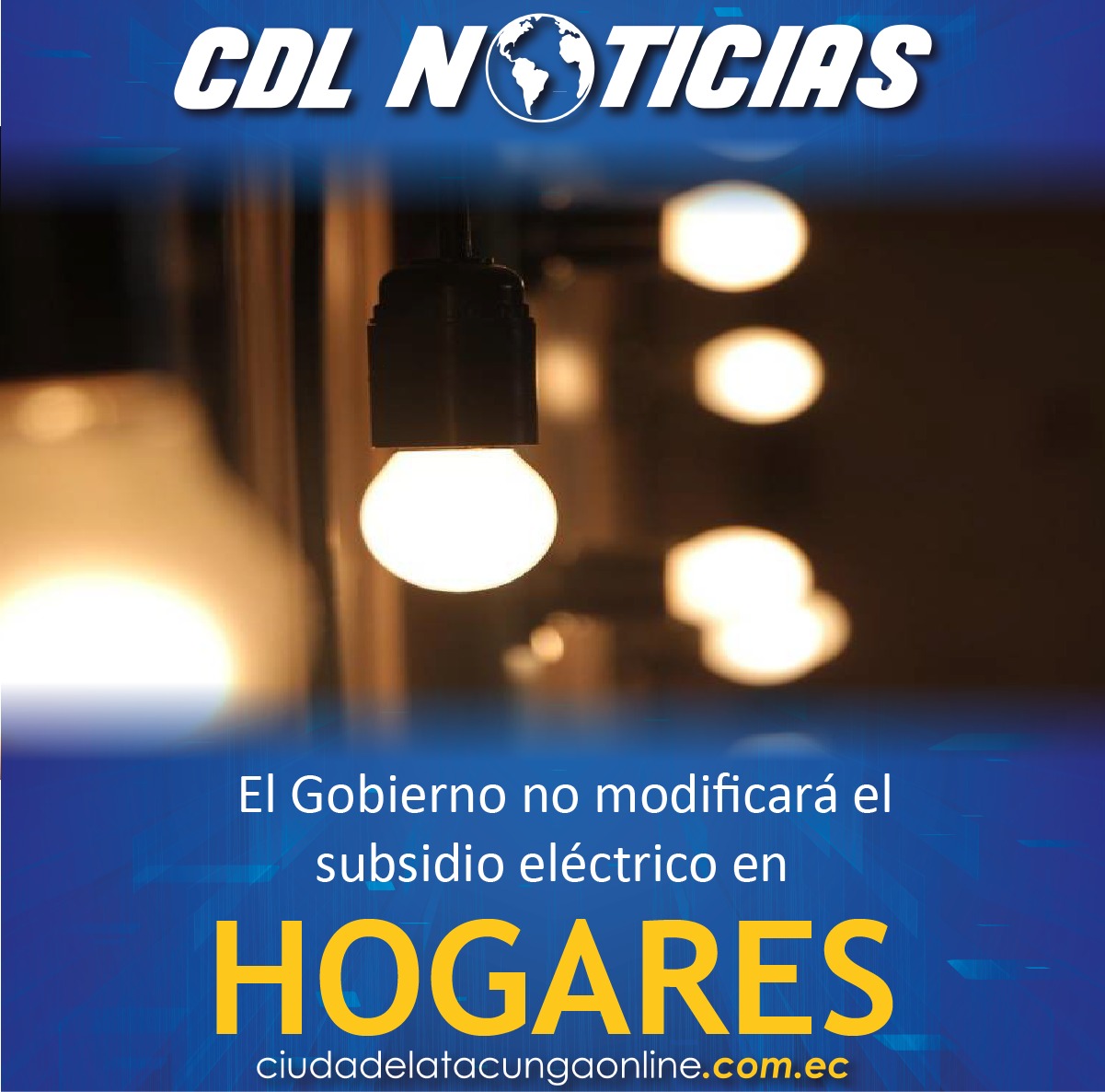 El Gobierno no modificará el subsidio eléctrico en hogares