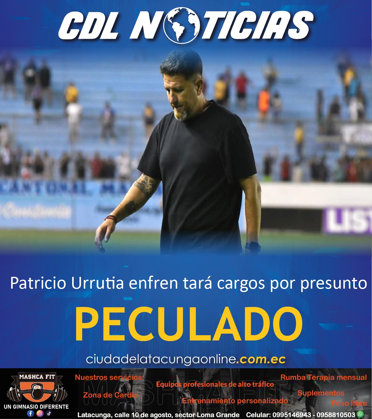 Patricio Urrutia enfrentará cargos por presunto peculado